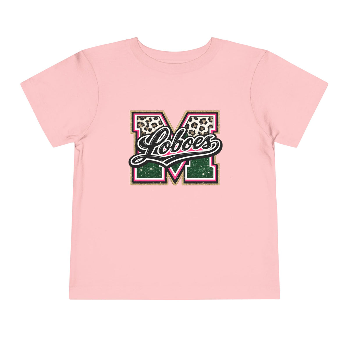 Loboes Leopard M Letter Toddler Tee