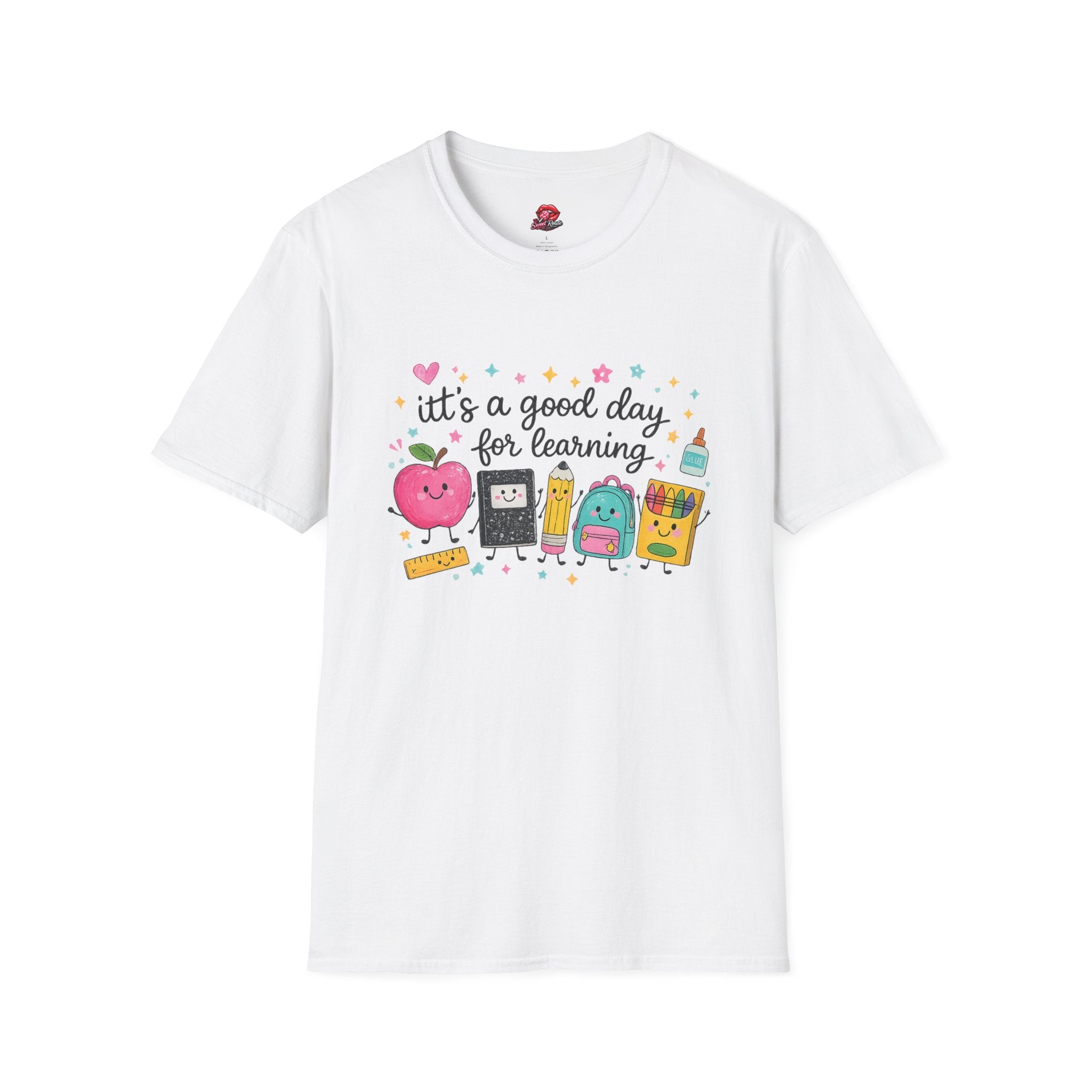 It’s a Good Day for Learning Teacher T-Shirt | Cute School Shirt | Colorful Classroom Tee | Back to School Gift for Teachers