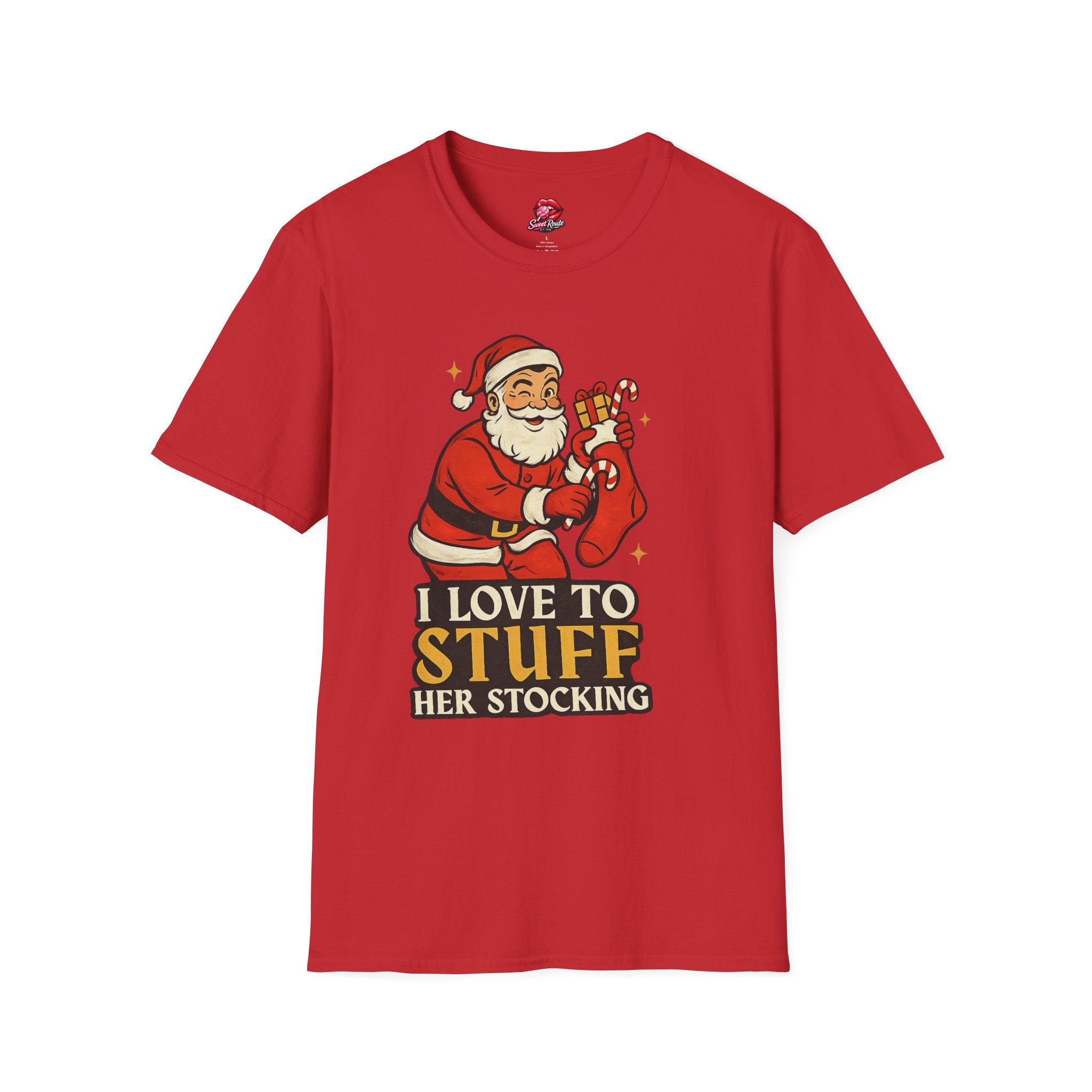 Santa stuffing her stocking T-Shirt
