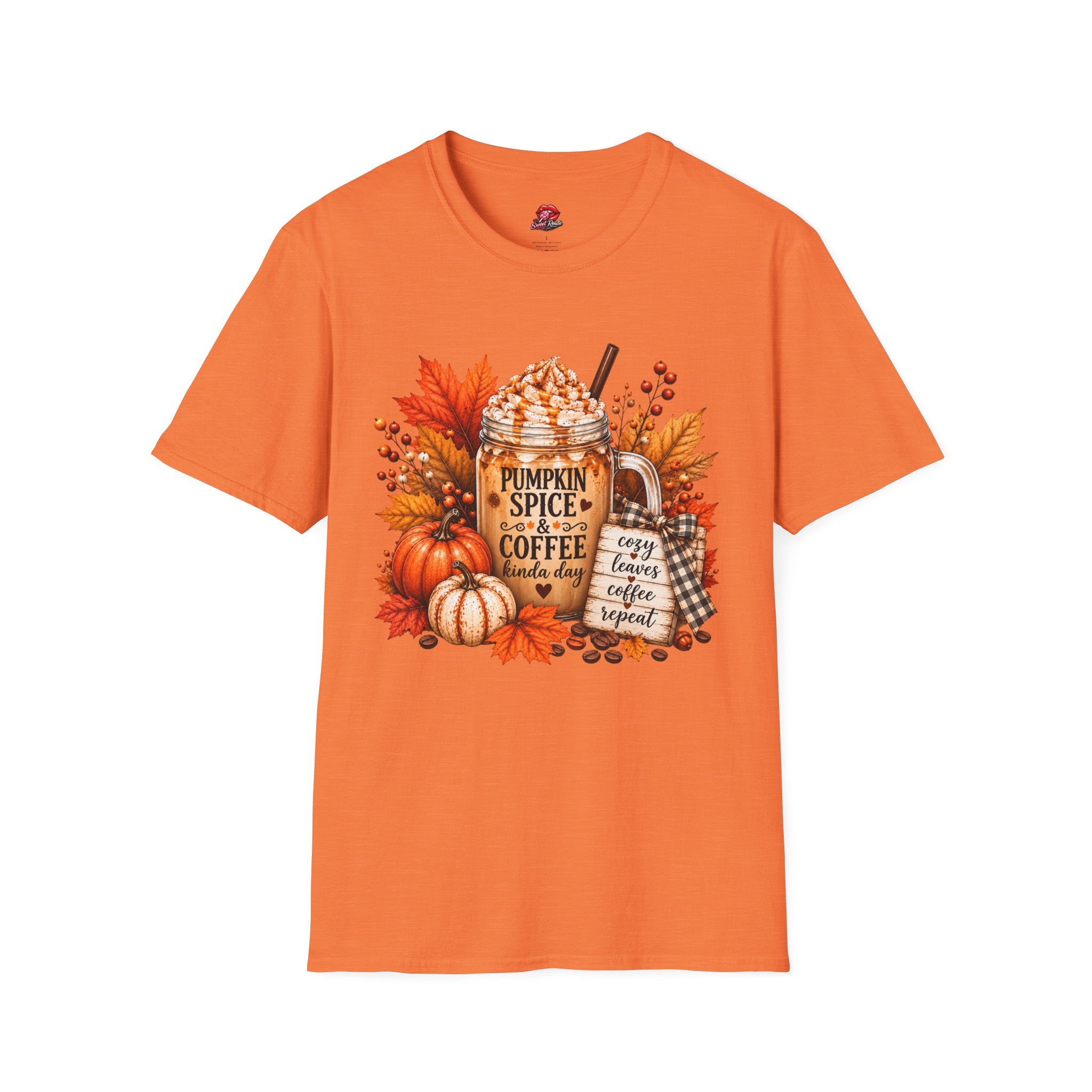Autumn Leaves & Cozy Mug Tee