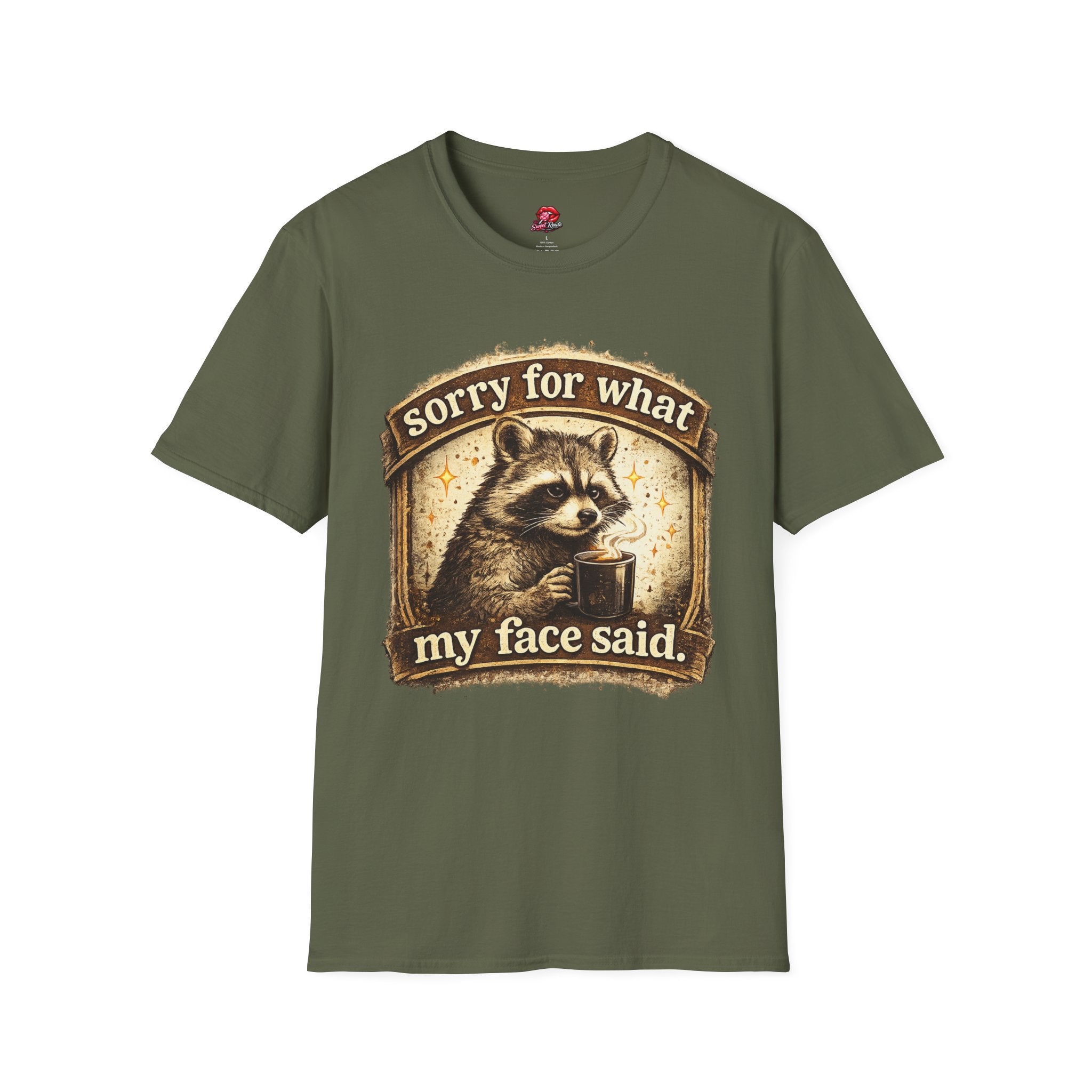 Sorry For What My Face Said Graphic Tee