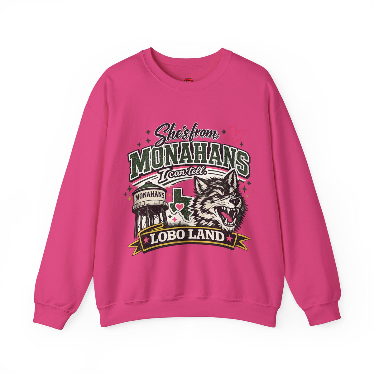 Monahans Lobo Land Vintage Worn Crewneck Sweatshirt