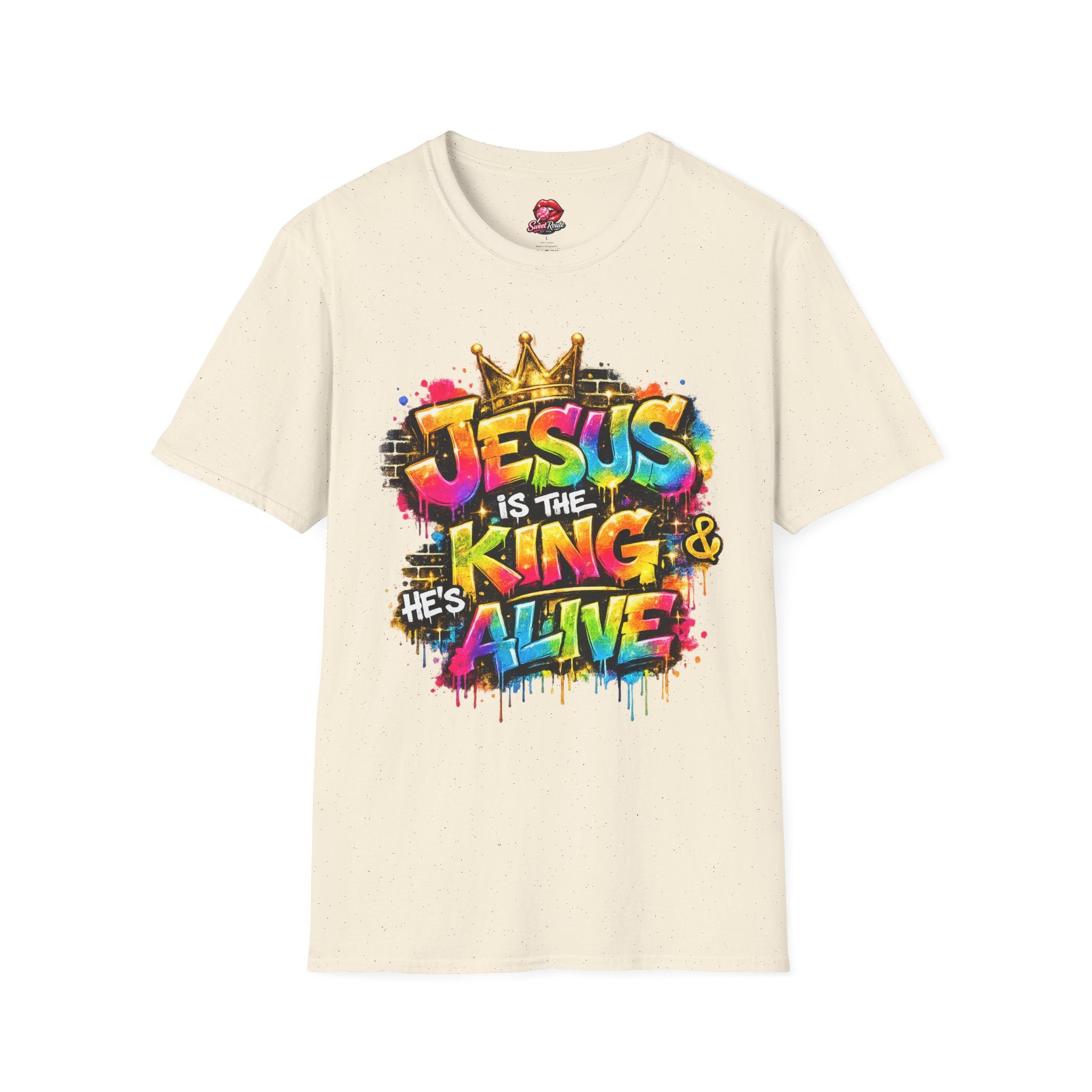 Jesus Is The King graffiti T-Shirt