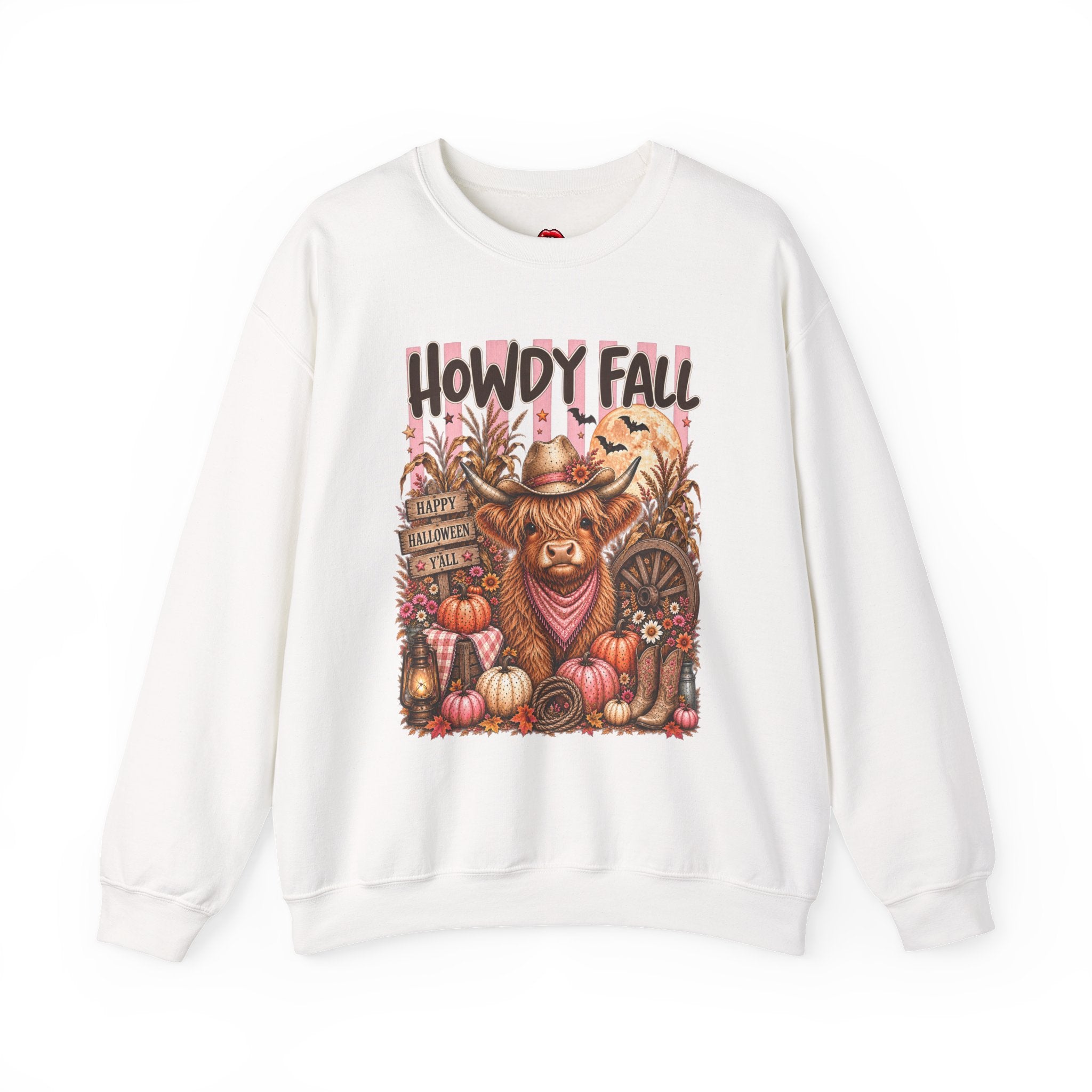 Western Autumn Cowgirl Pumpkin Crewneck