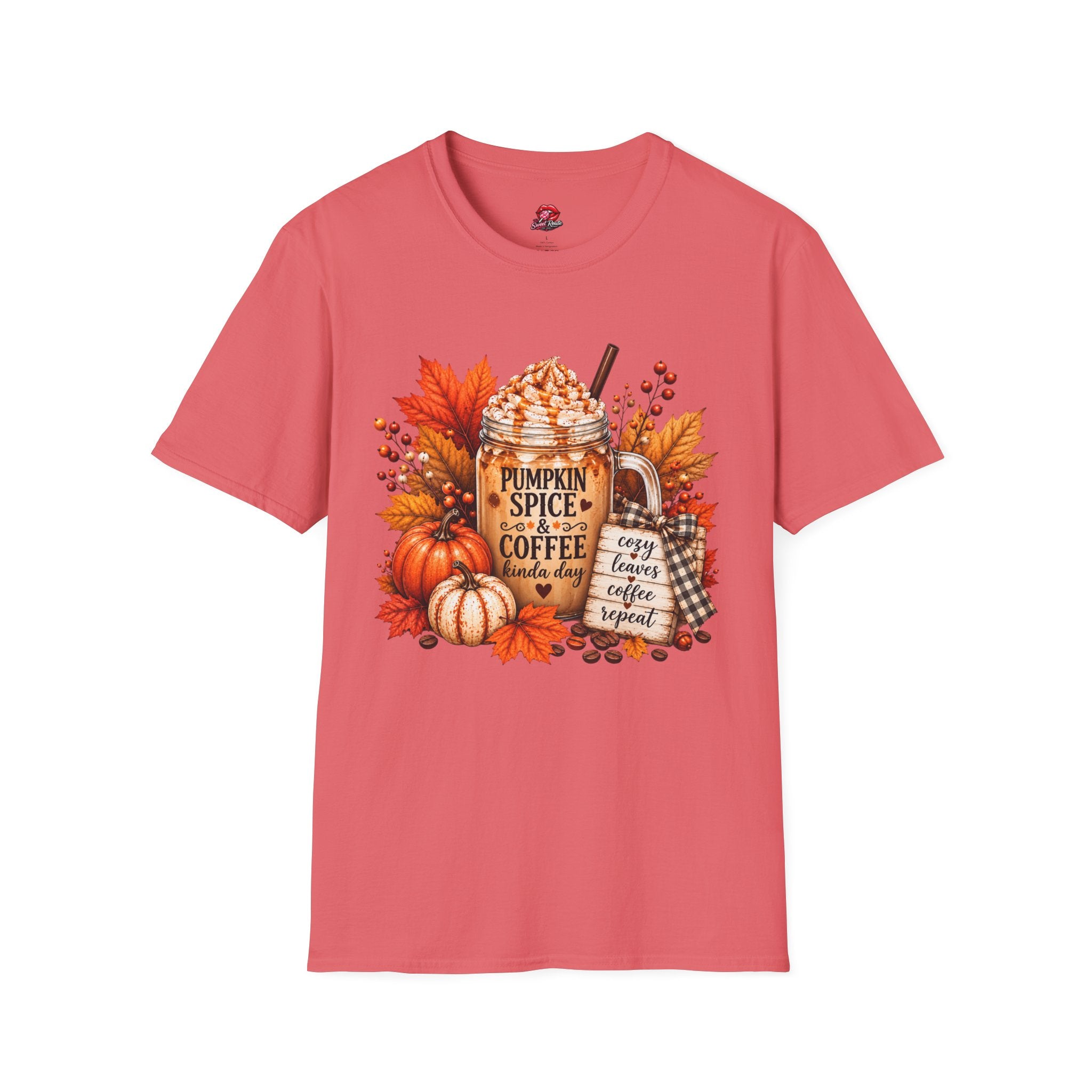 Autumn Leaves & Cozy Mug Tee
