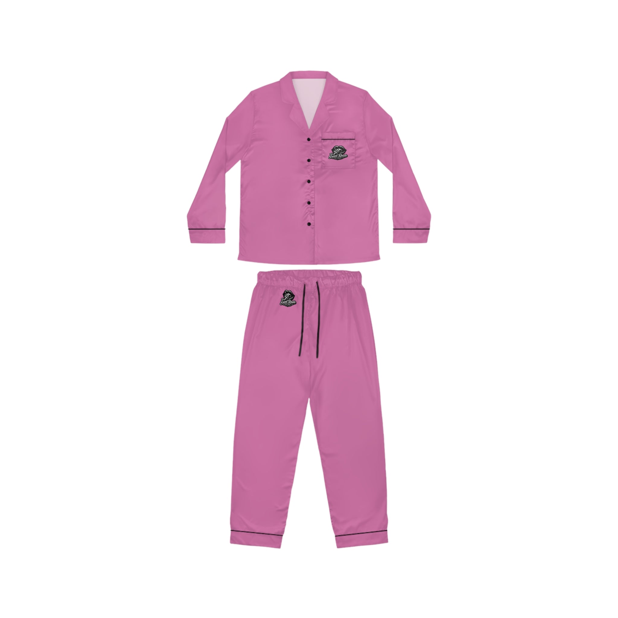 Women's Sweet Route Satin Pajamas