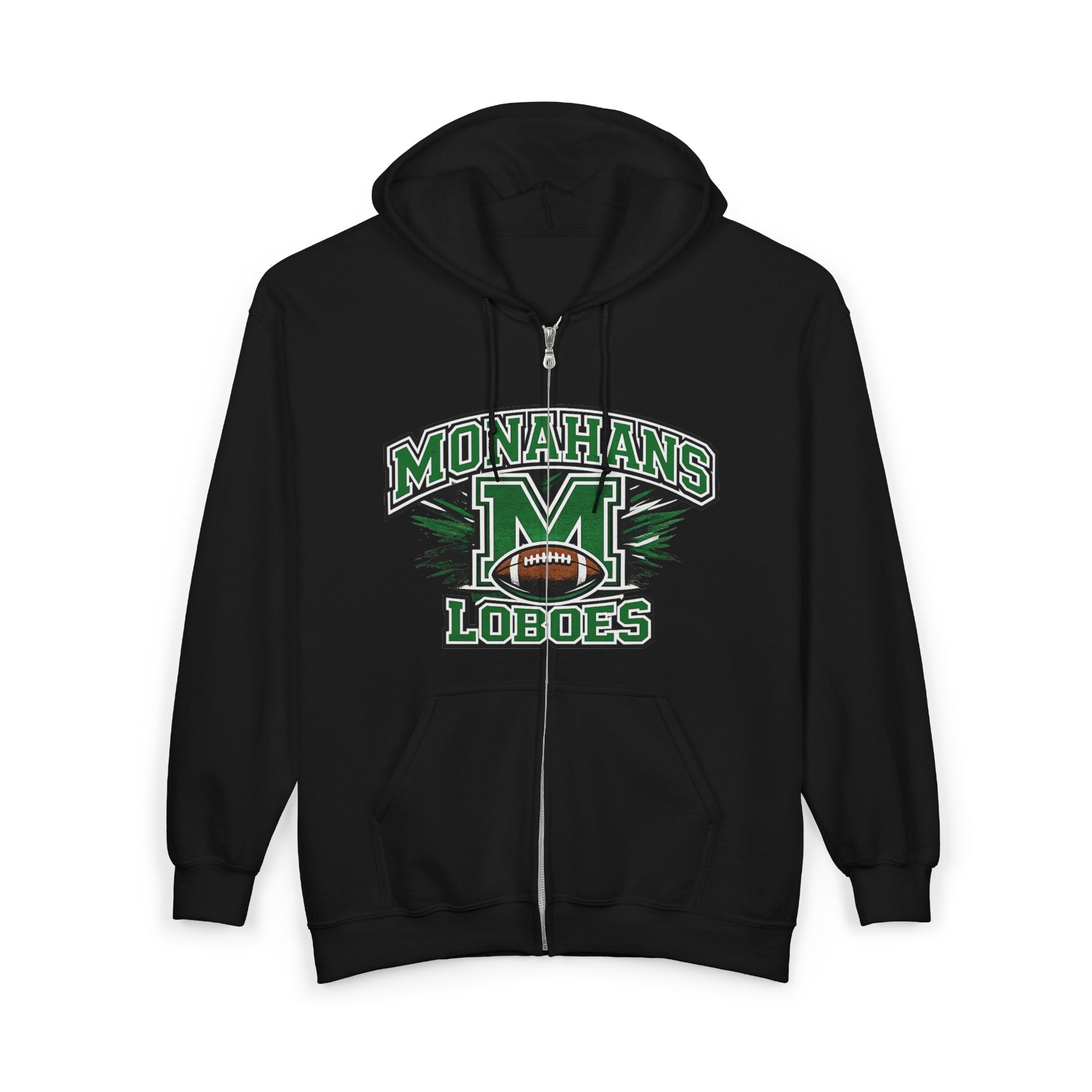 Monahans Loboes Full‑Zip Hoodie