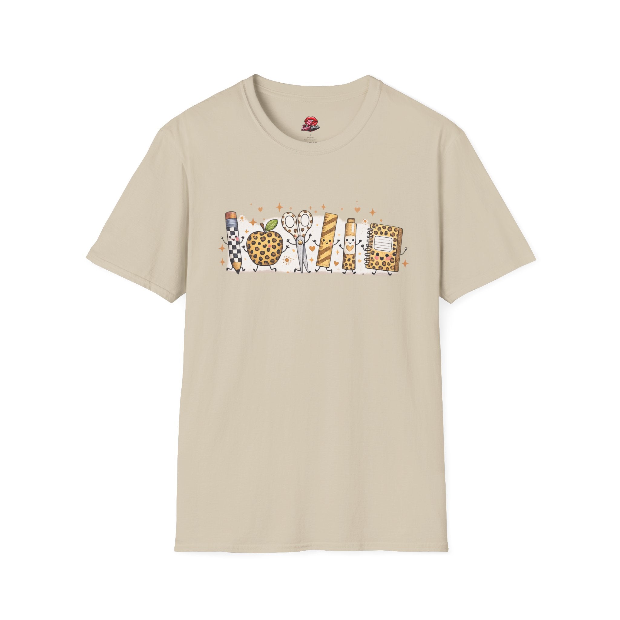 Leopard Print Teacher Supplies T-Shirt