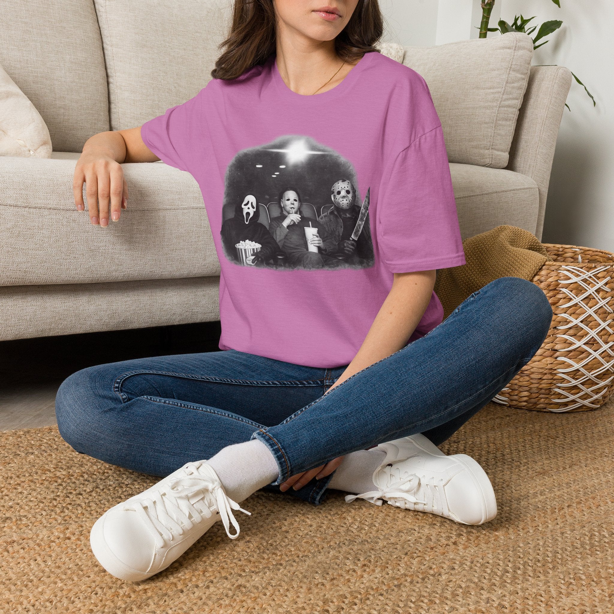 Horror Icons Movie Night T-Shirt