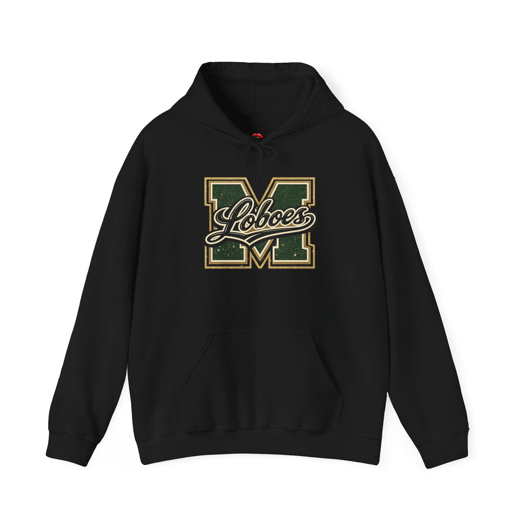 Loboes Vintage Letter M Hoodie