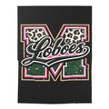 Loboes Leopard M Patch Baby Swaddle Blanket