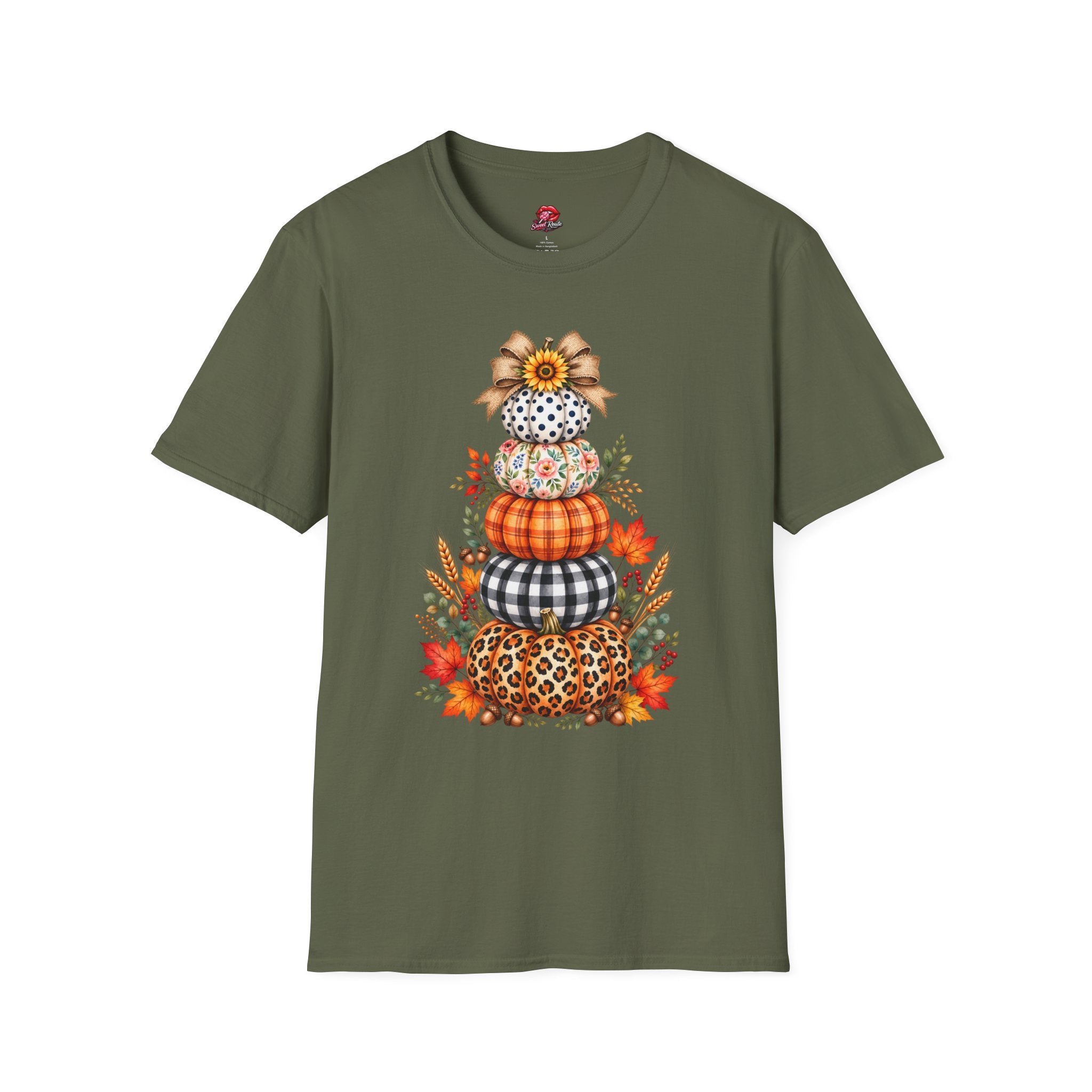 Fall Pumpkin Stack T-Shirt