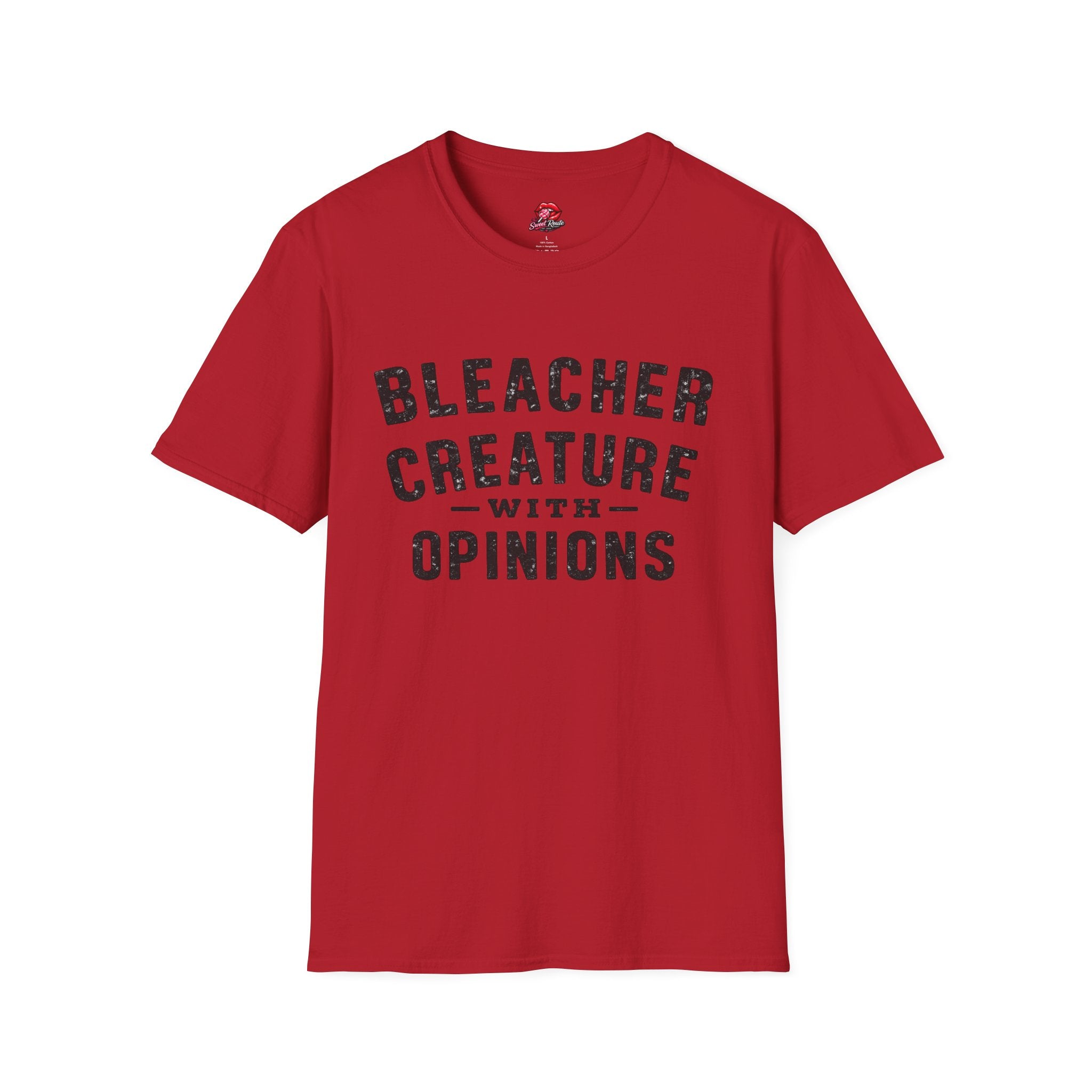 Bleacher Creature With Opinions T-Shirt Funny
