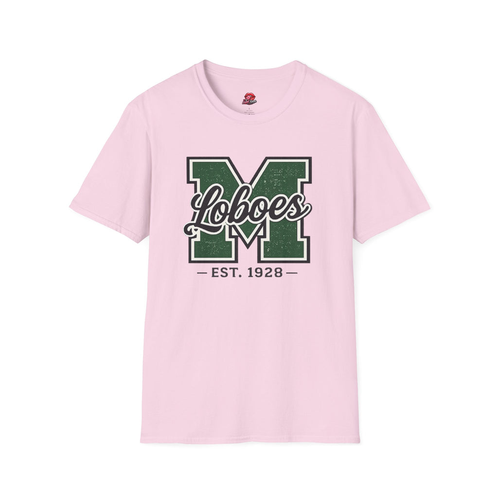 Loboes M Vintage Letterman T‑Shirt