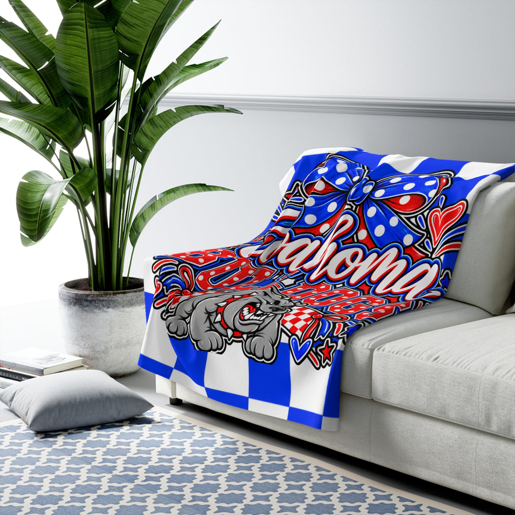 Coahoma Bulldogs Sherpa Fleece Blanket