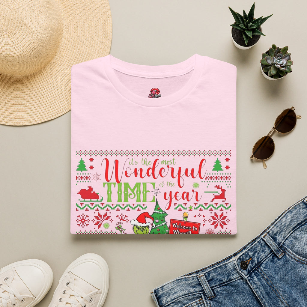 Wonderful Time Christmas Grinch T-Shirt