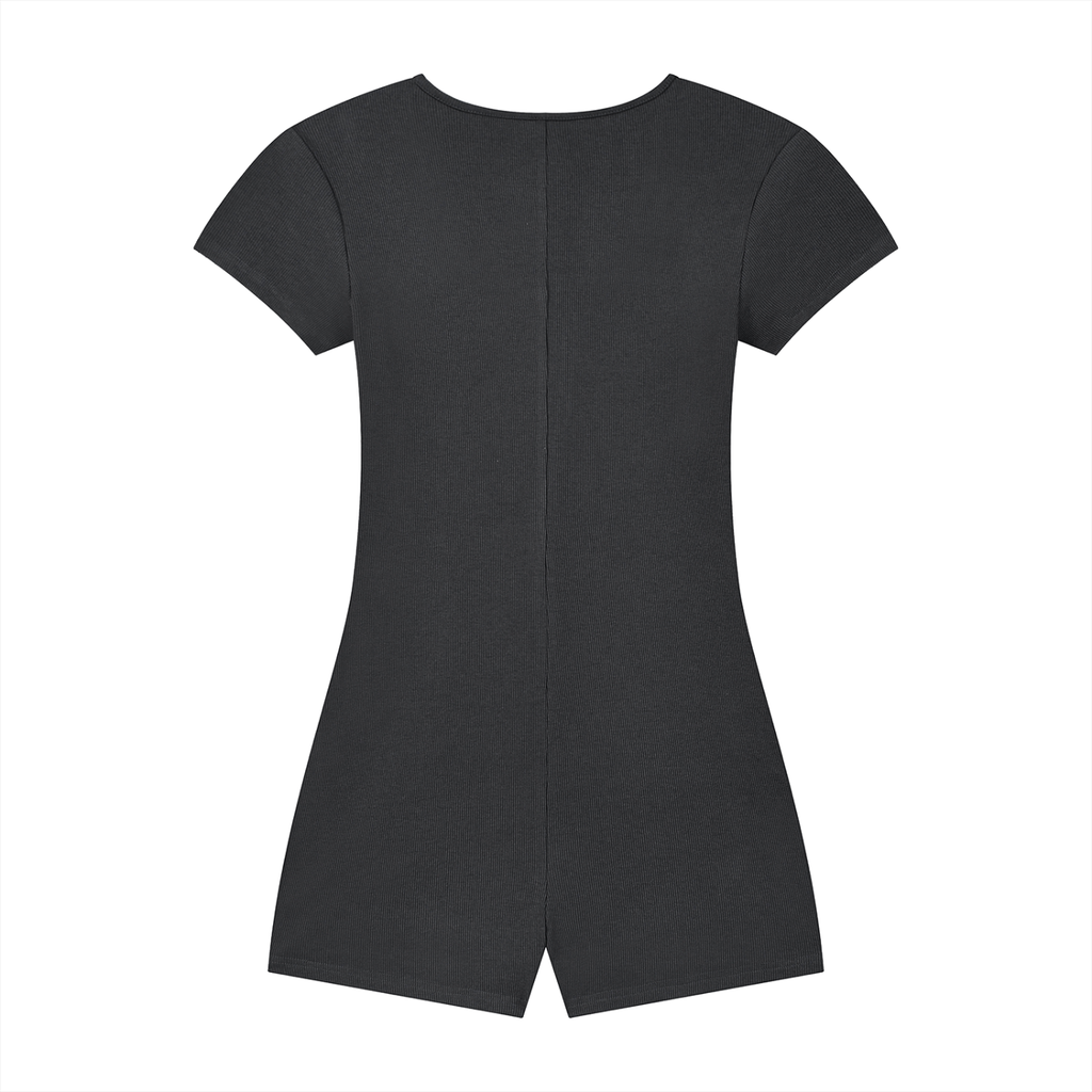 Women's Dual-Function Cape Tie-Waist Romper