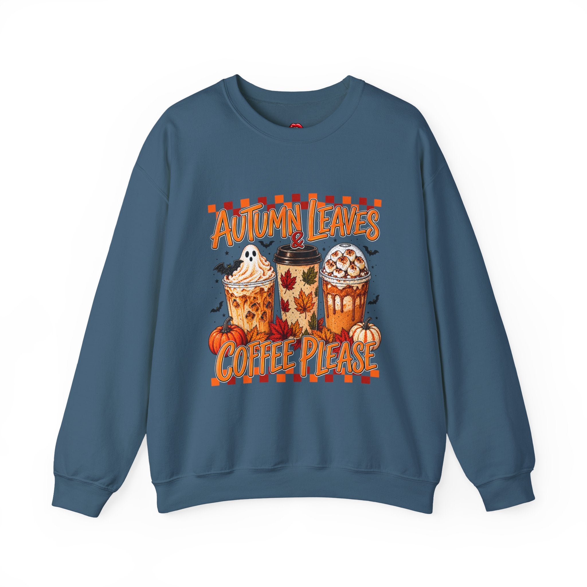 Autumn Leaves Coffee Please Sweatshirt