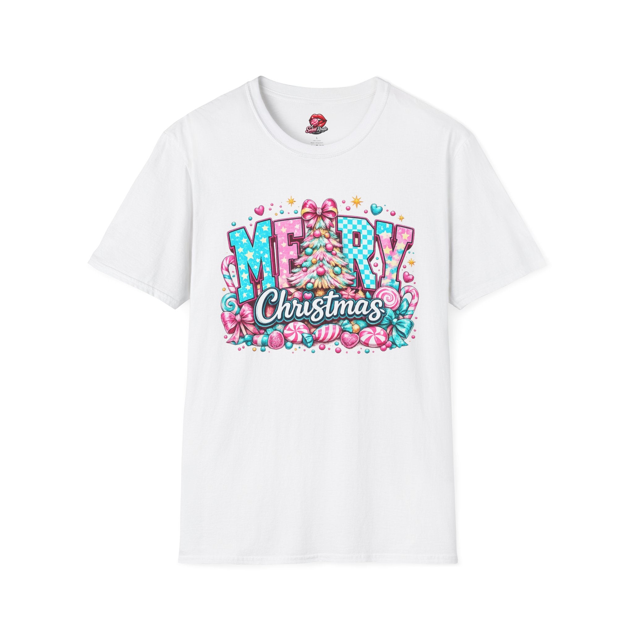 Merry Christmas candy tree T-Shirt