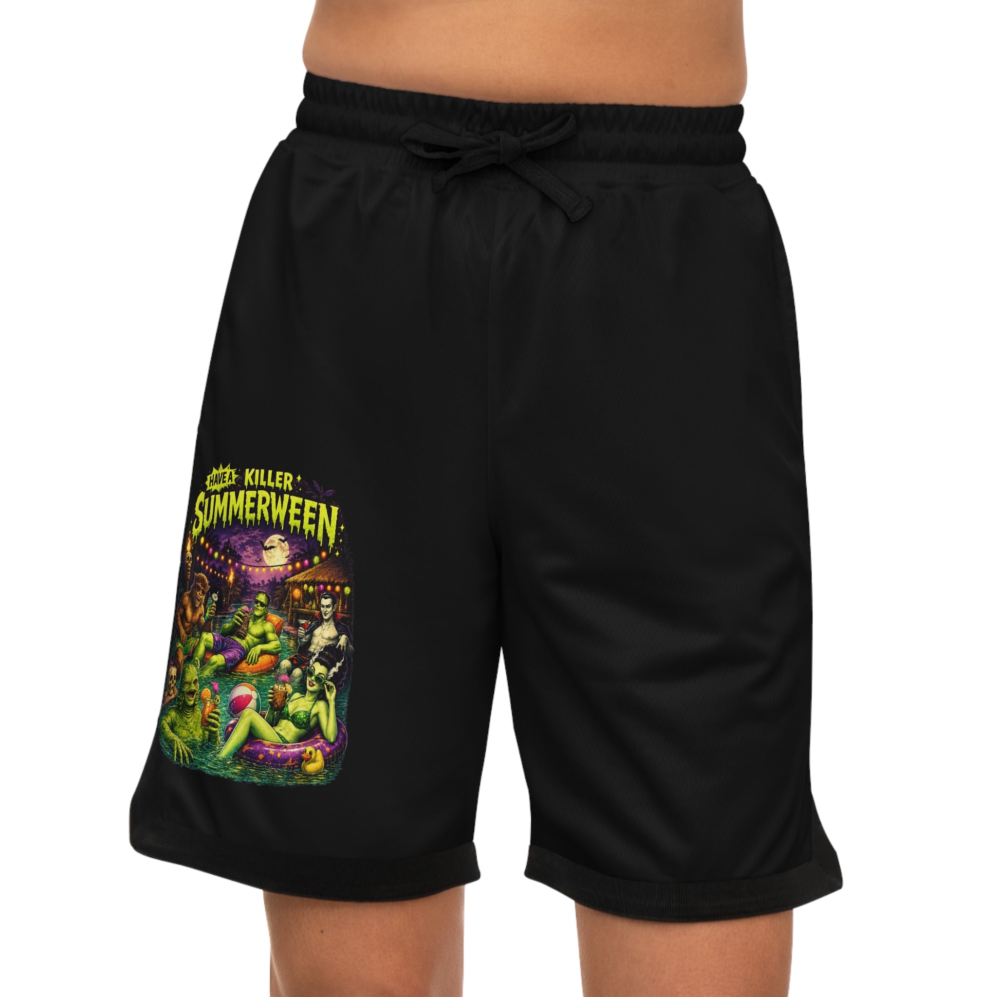 Killer Summerween Basketball Shorts