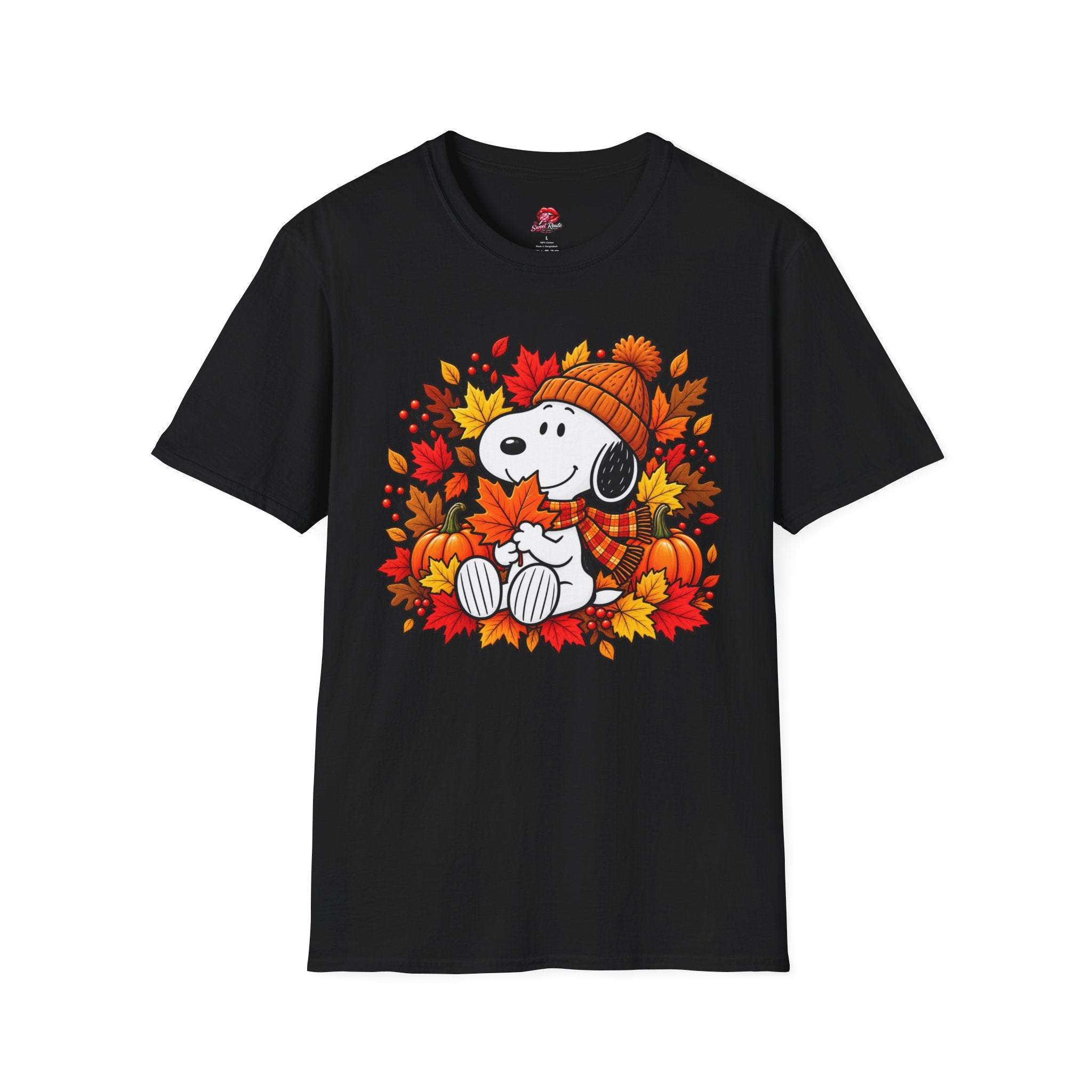 Snoopy Autumn Leaves T-Shirt
