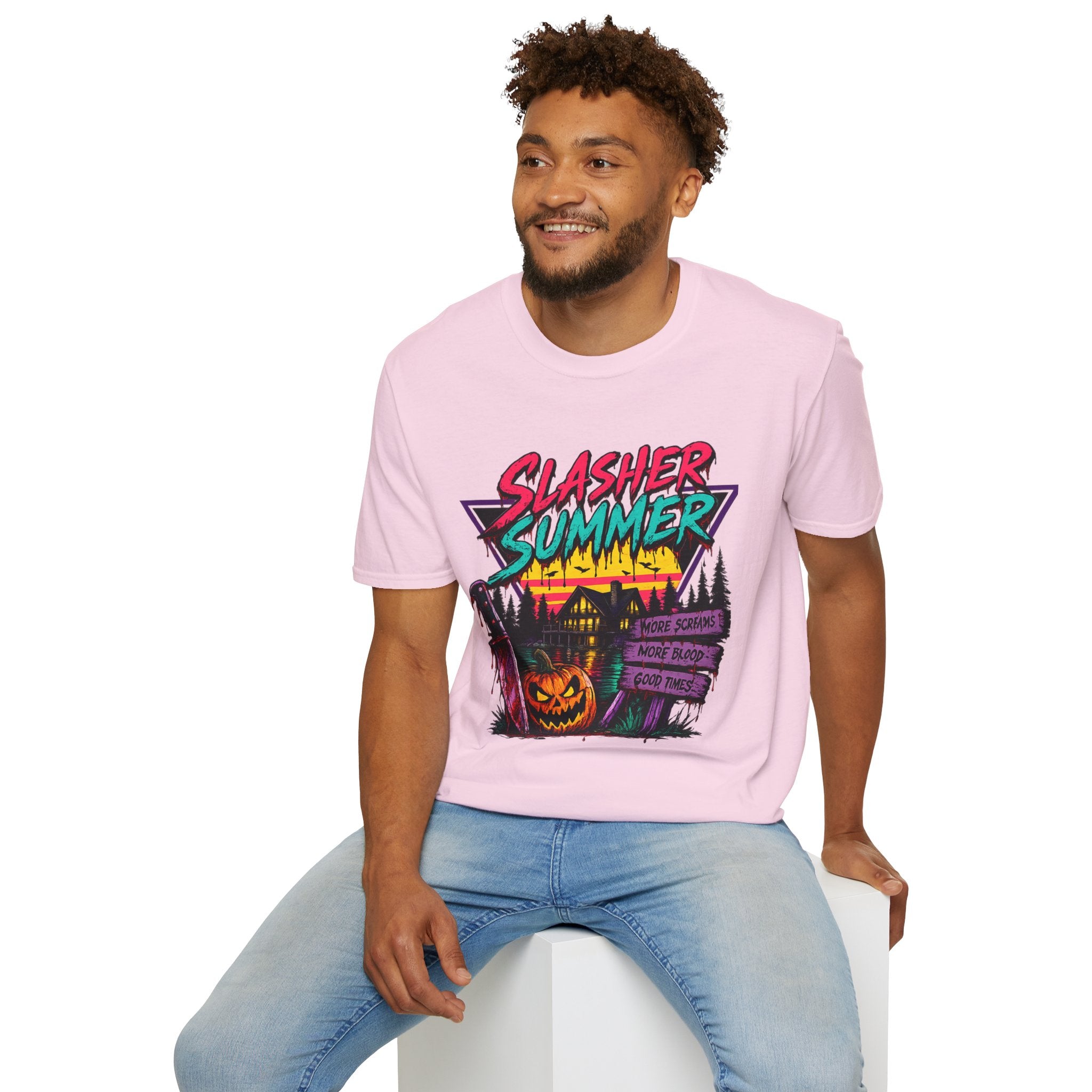 Slasher Summer Retro Horror Graphic Tee
