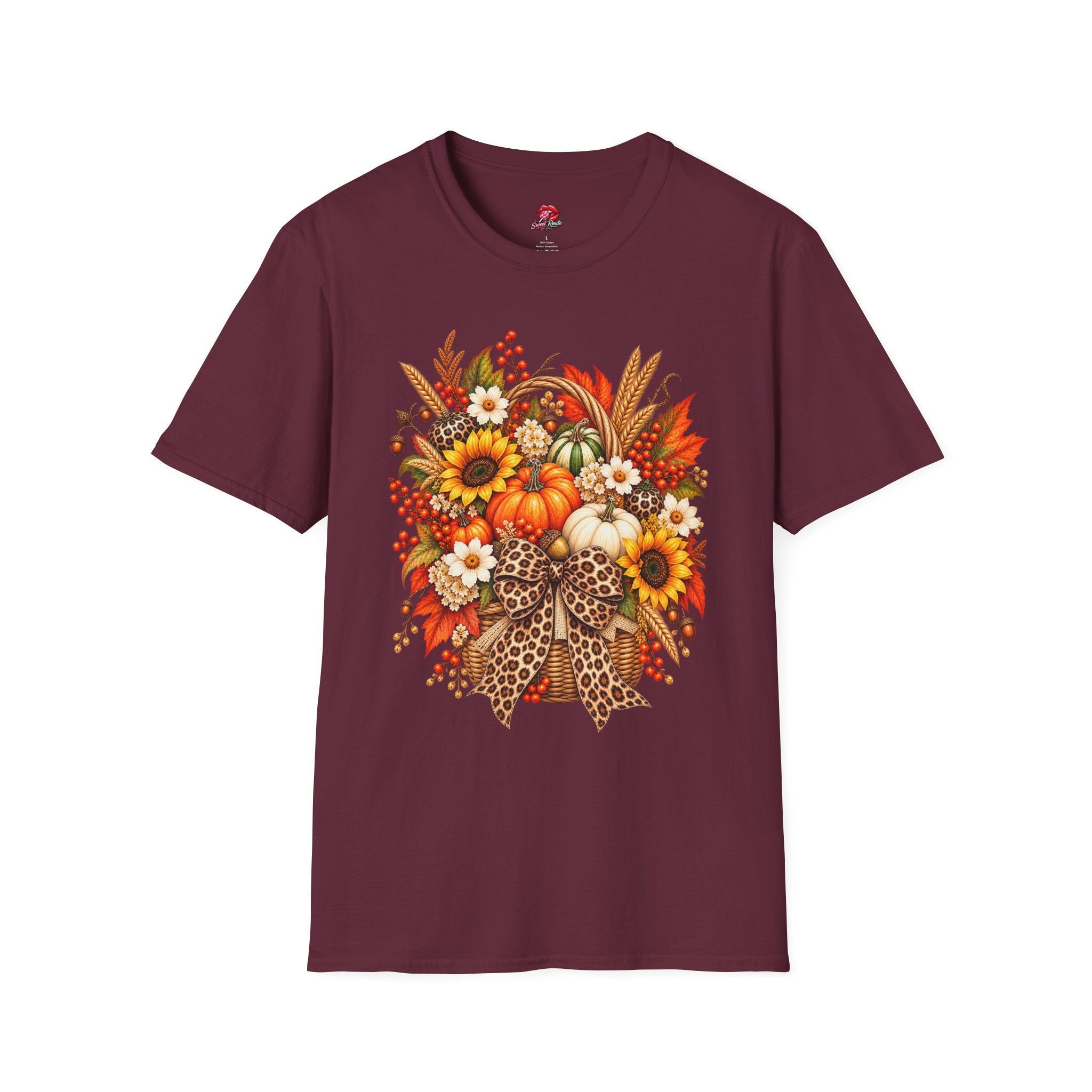 Pumpkins, Sunflowers & Fall Bouquet Tee
