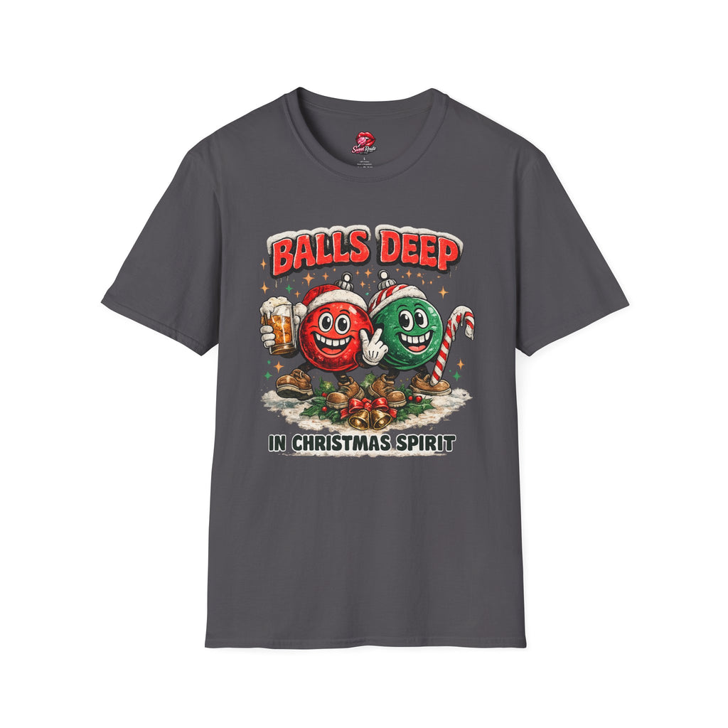 Balls Deep Christmas Ornaments T-Shirt