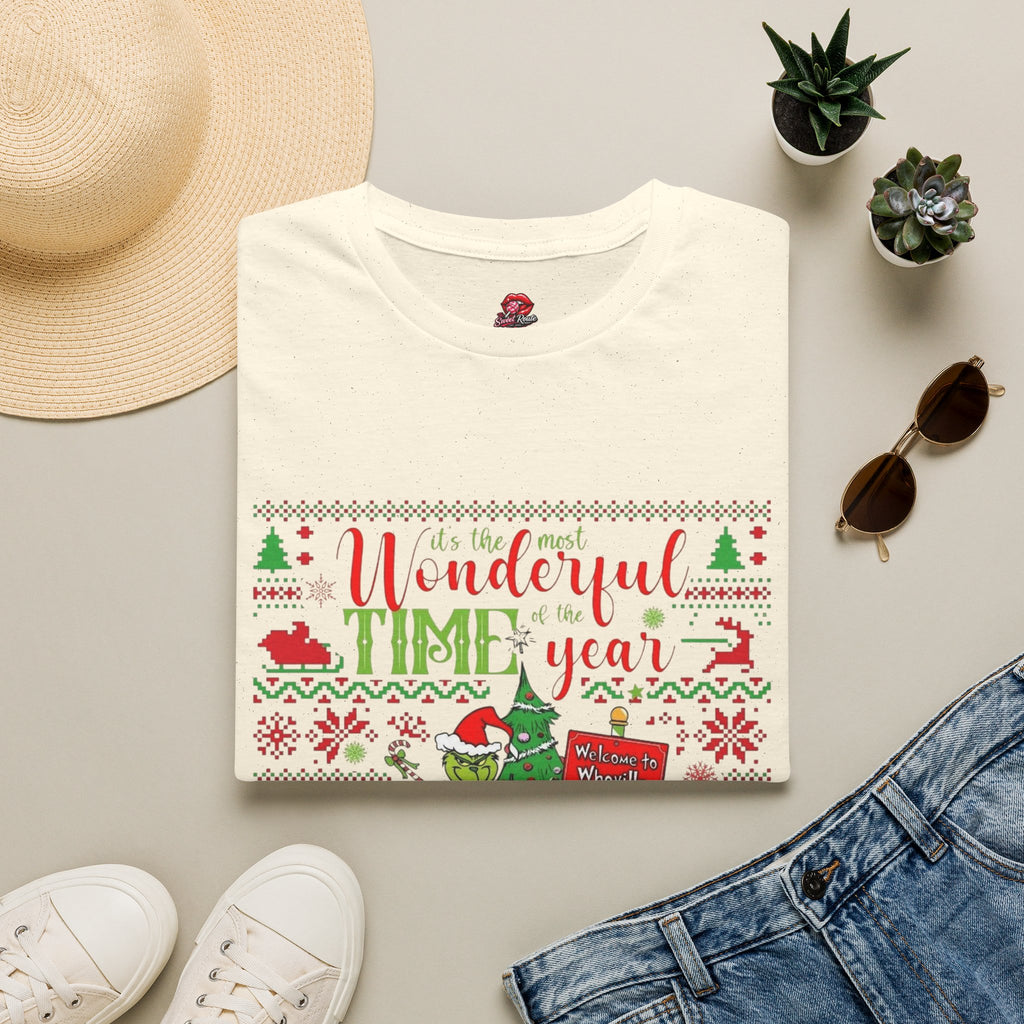 Wonderful Time Christmas Grinch T-Shirt