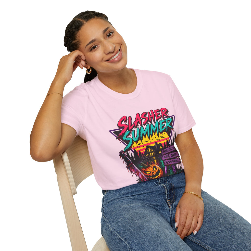 Slasher Summer Retro Horror Graphic Tee