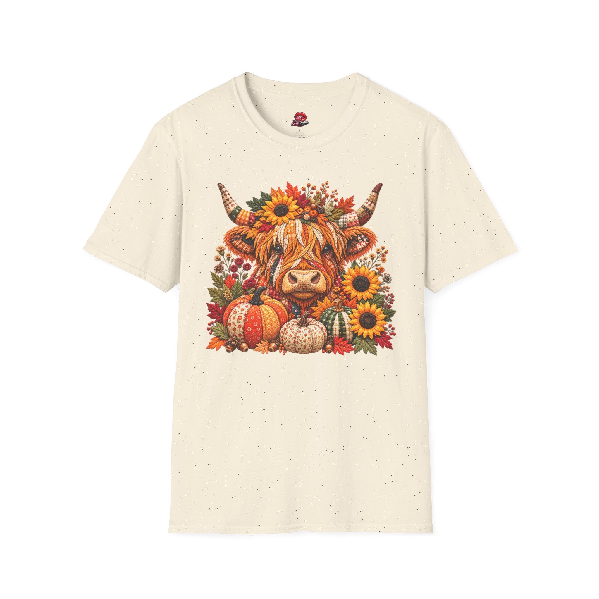 Autumn Highland Cow T‑Shirt