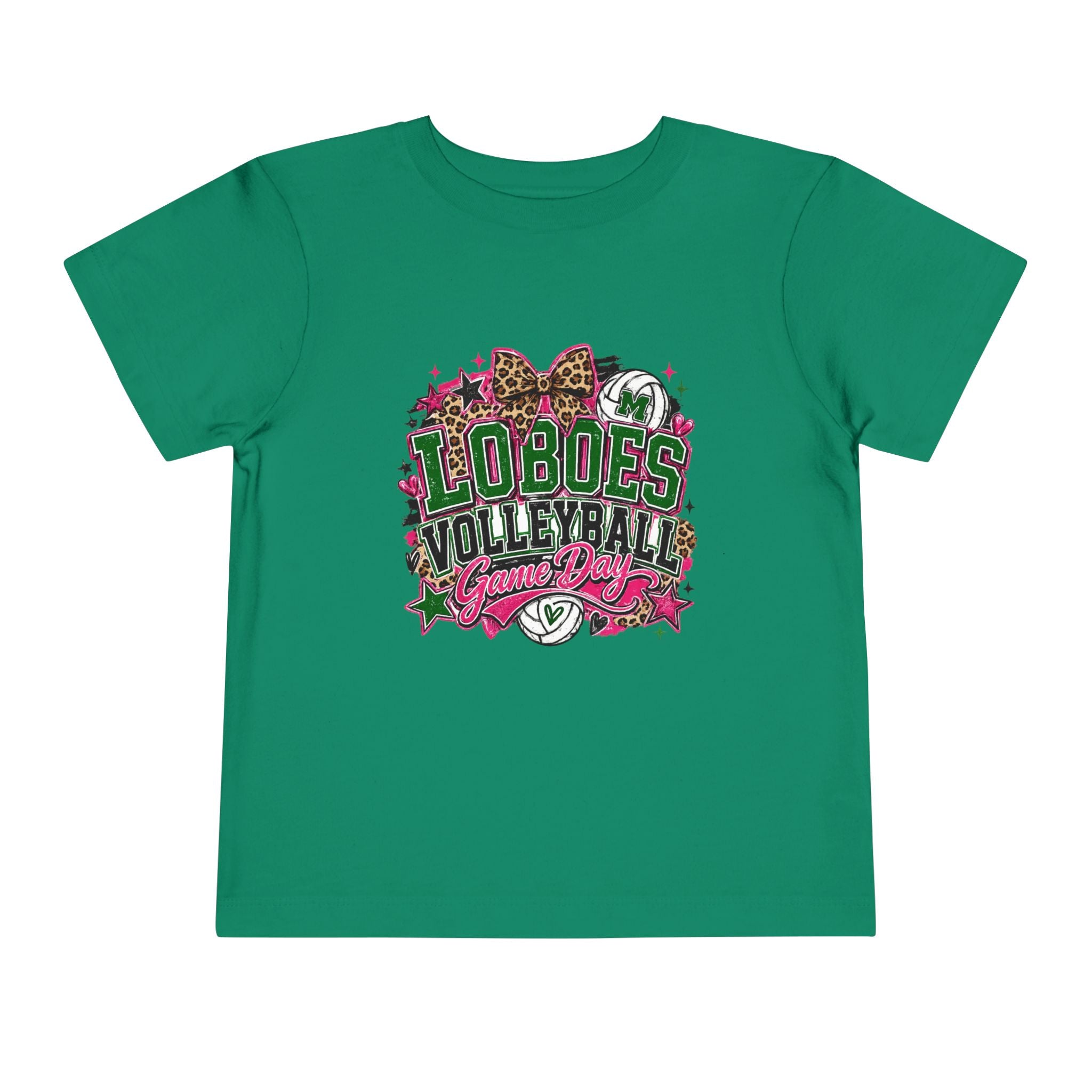 Toddler Loboes Volleyball Game Day Tee