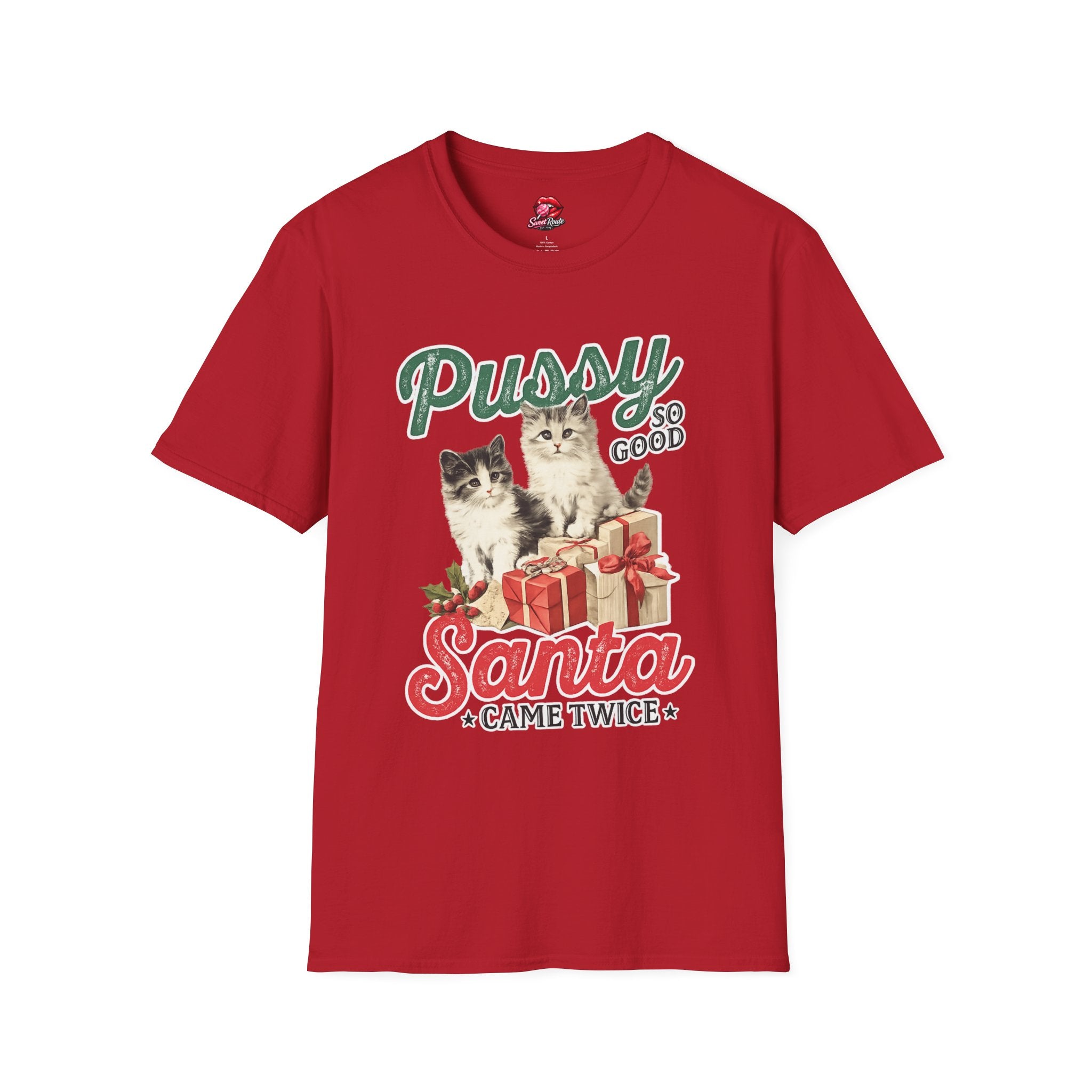 Pussy So Good kittens Santa T-Shirt