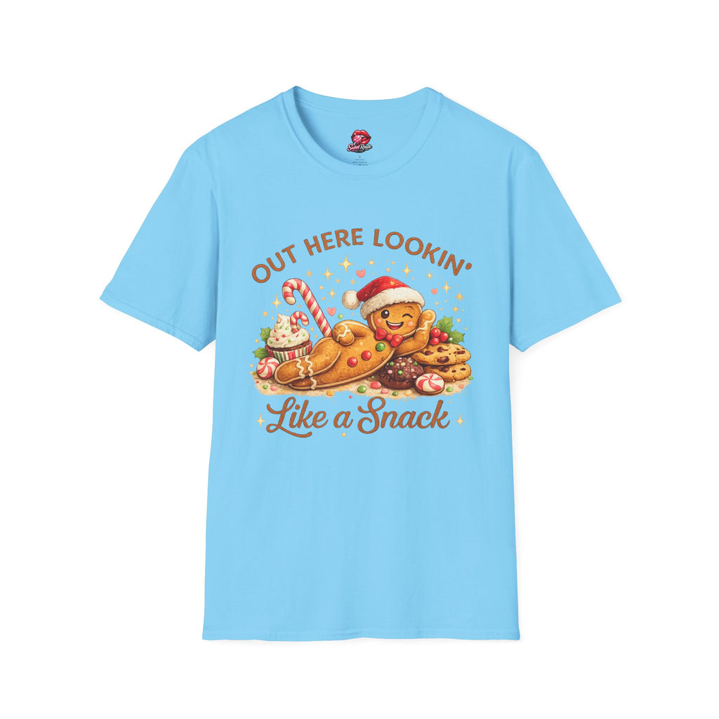 Gingerbread Cookie Santa Hat T-Shirt