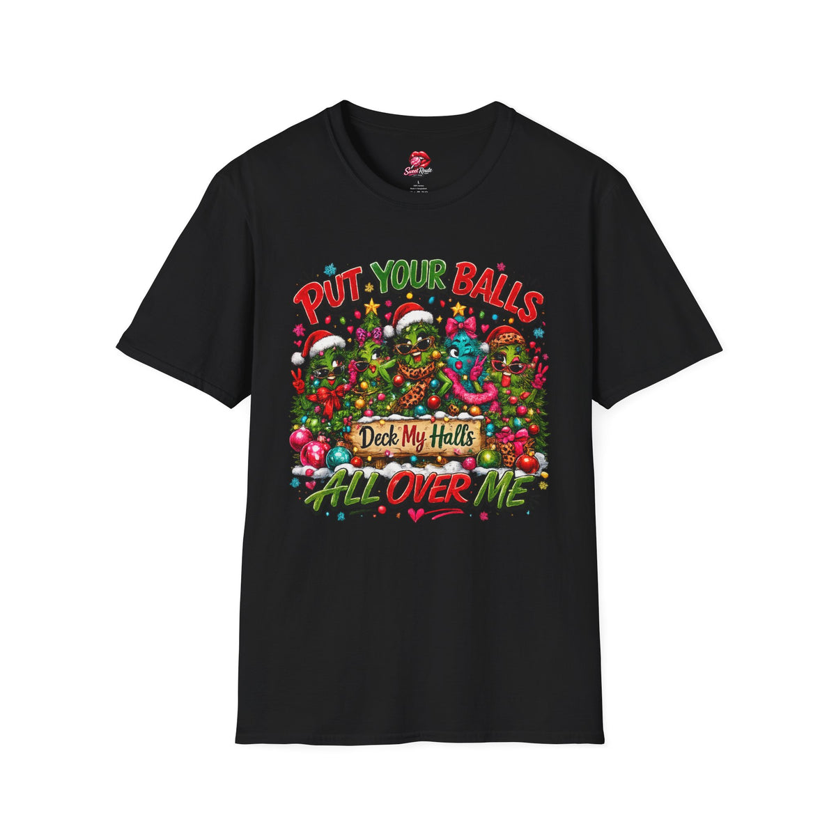Put Your Balls Christmas Tree T-Shirt