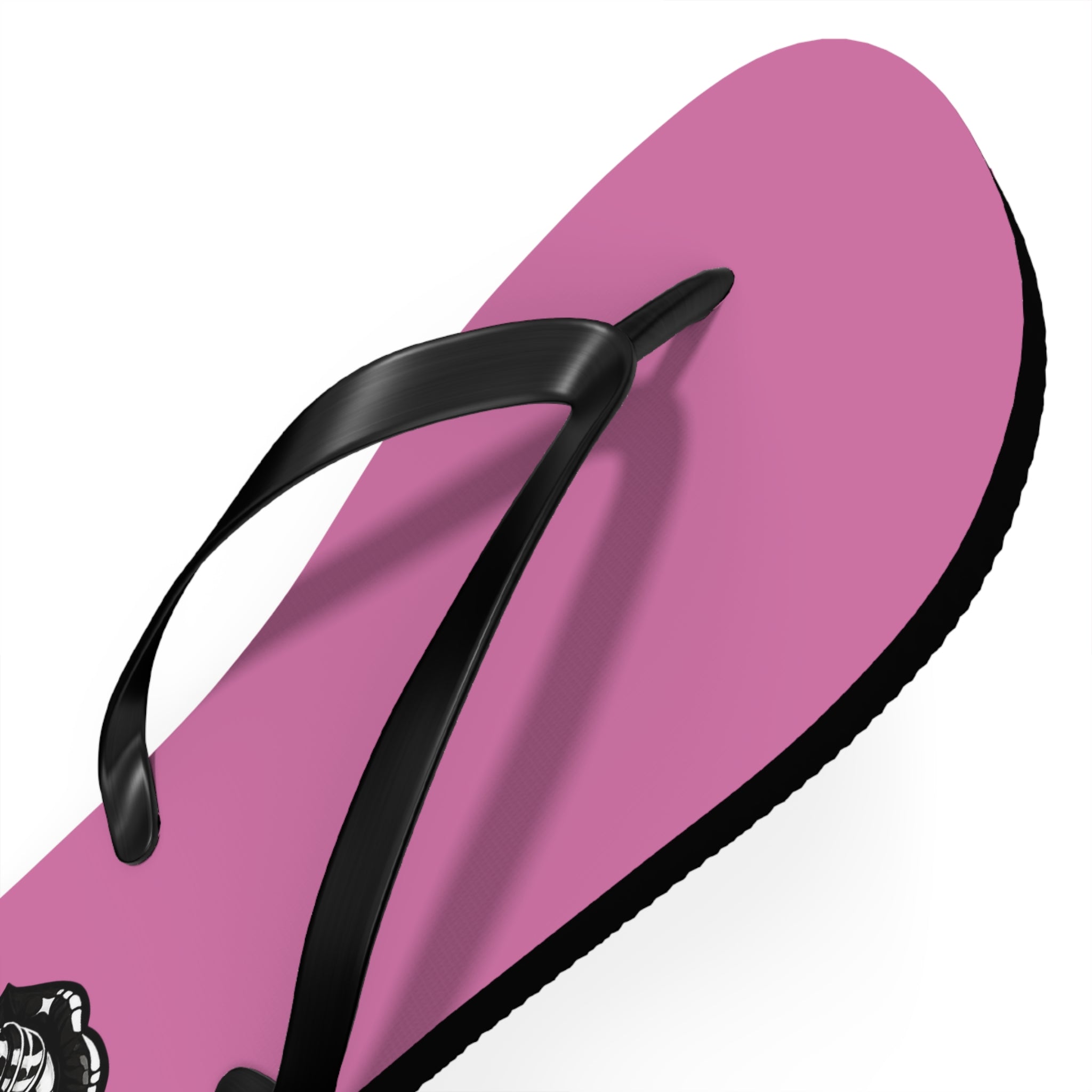Pink Sweet Route Logo Beach Sandals