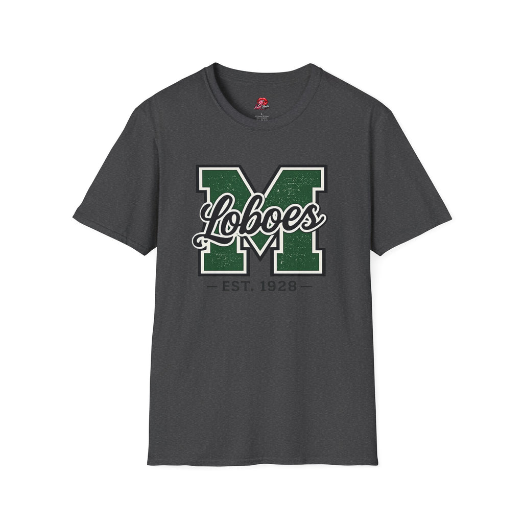 Loboes M Vintage Letterman T‑Shirt