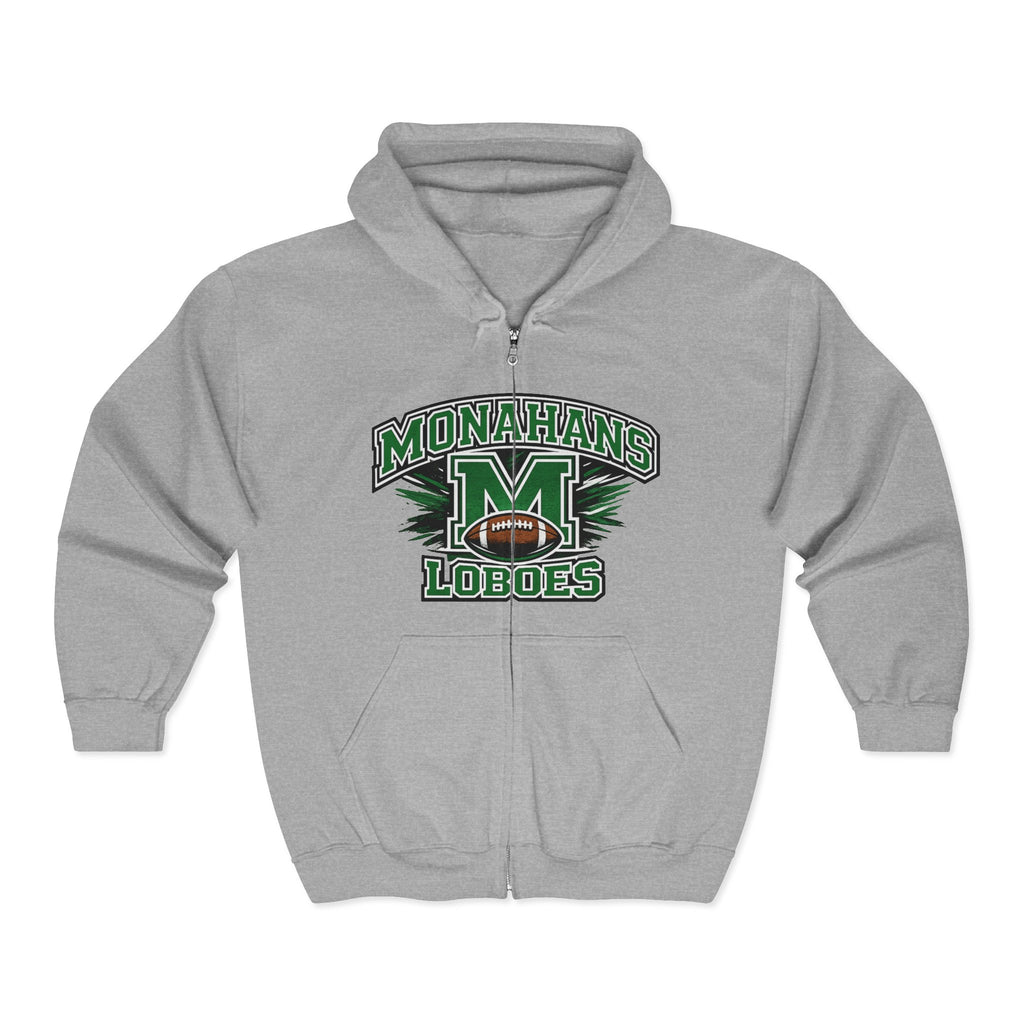 Monahans Loboes Full‑Zip Hoodie