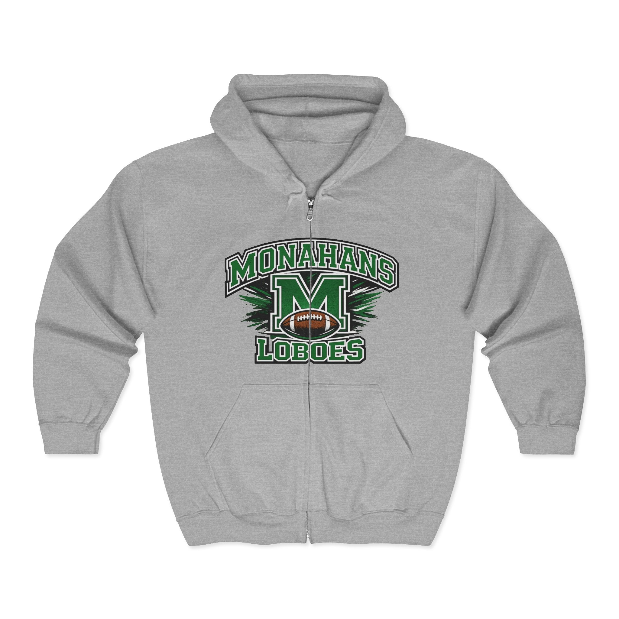 Monahans Loboes Full‑Zip Hoodie