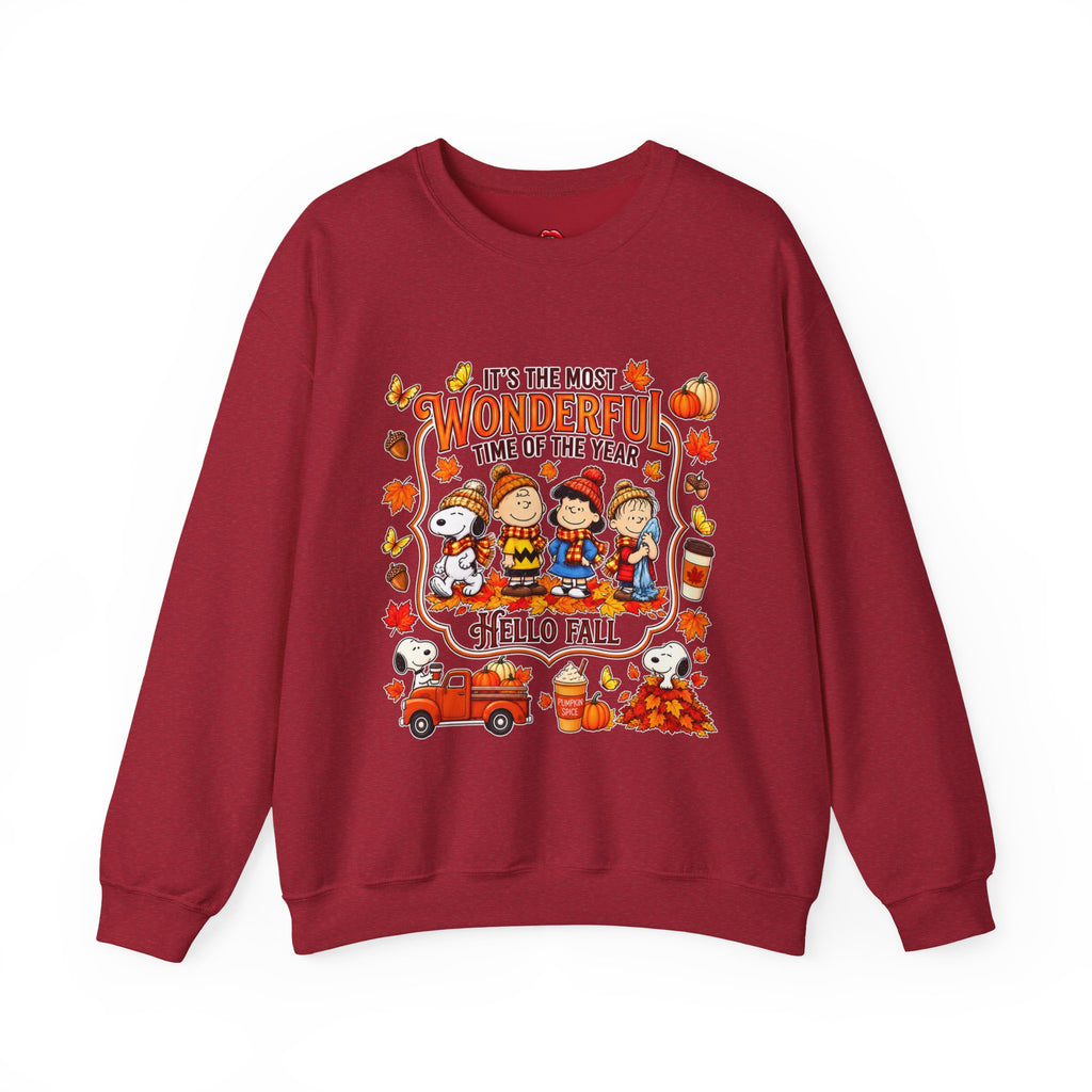 Peanuts Fall Unisex Heavy Blend™ Crewneck Sweatshirt
