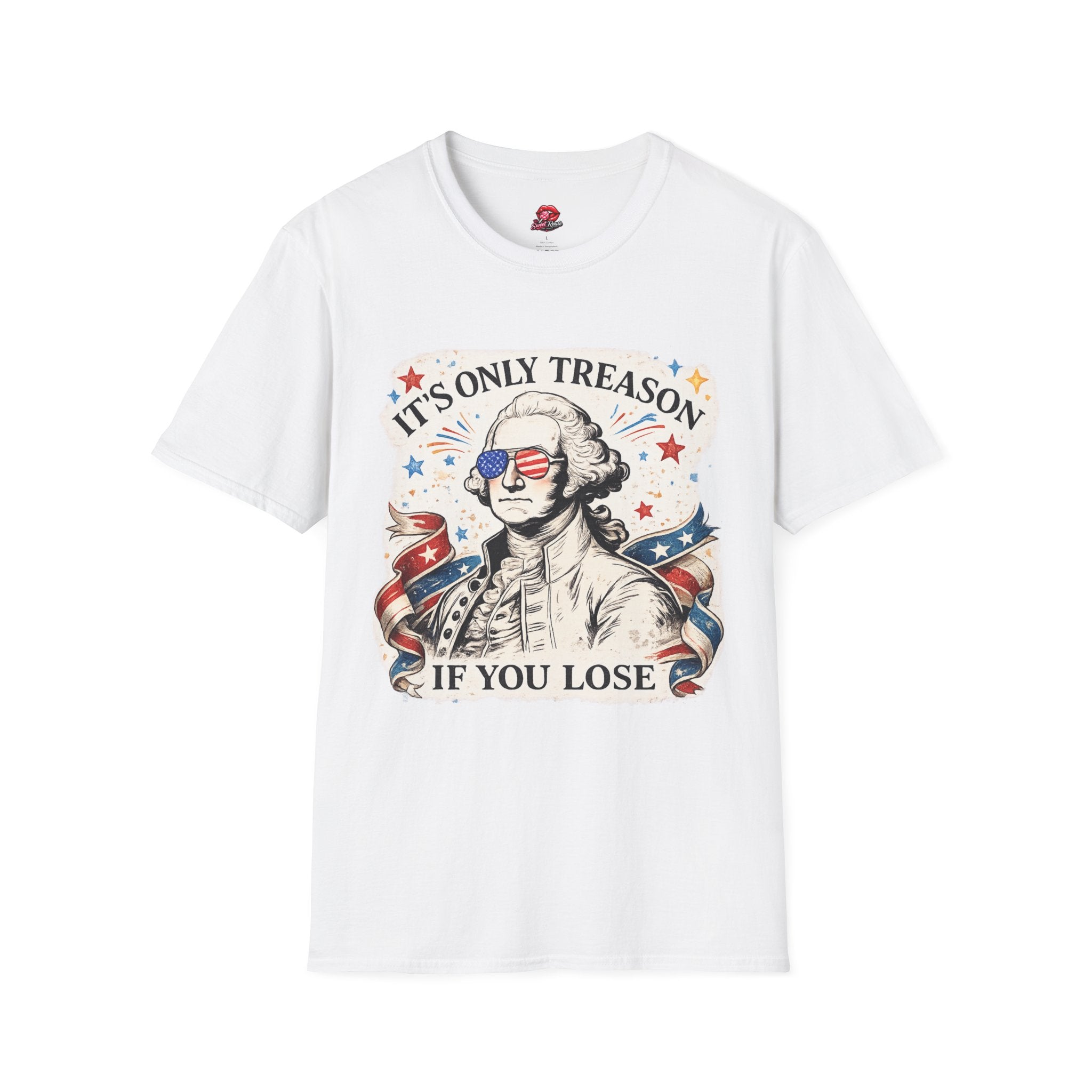 It's Only Treason If You Lose Patriotic Graphic Tee