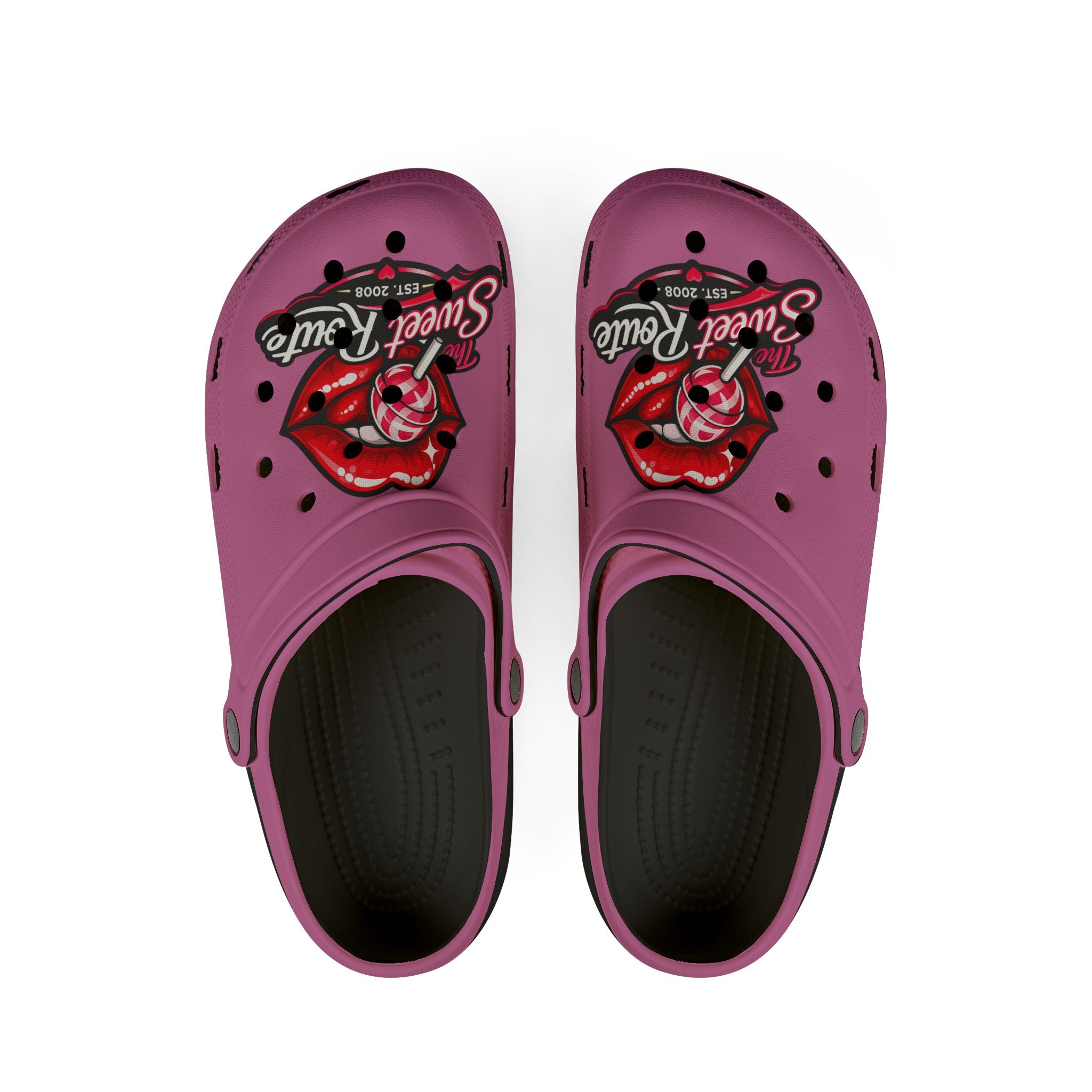 Sweet Route Logo Clogs