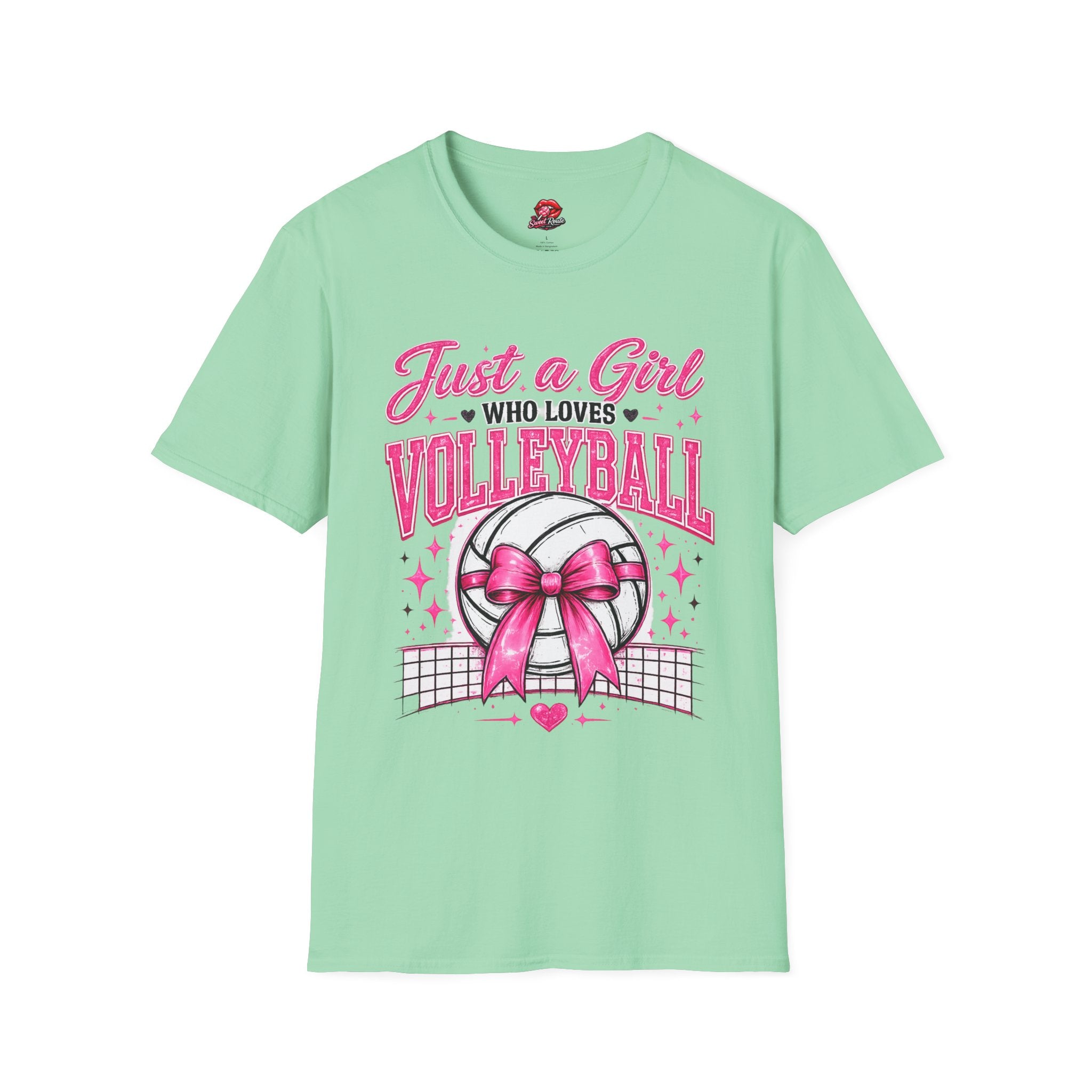 Just Girl Who Loves Volleyball Tee