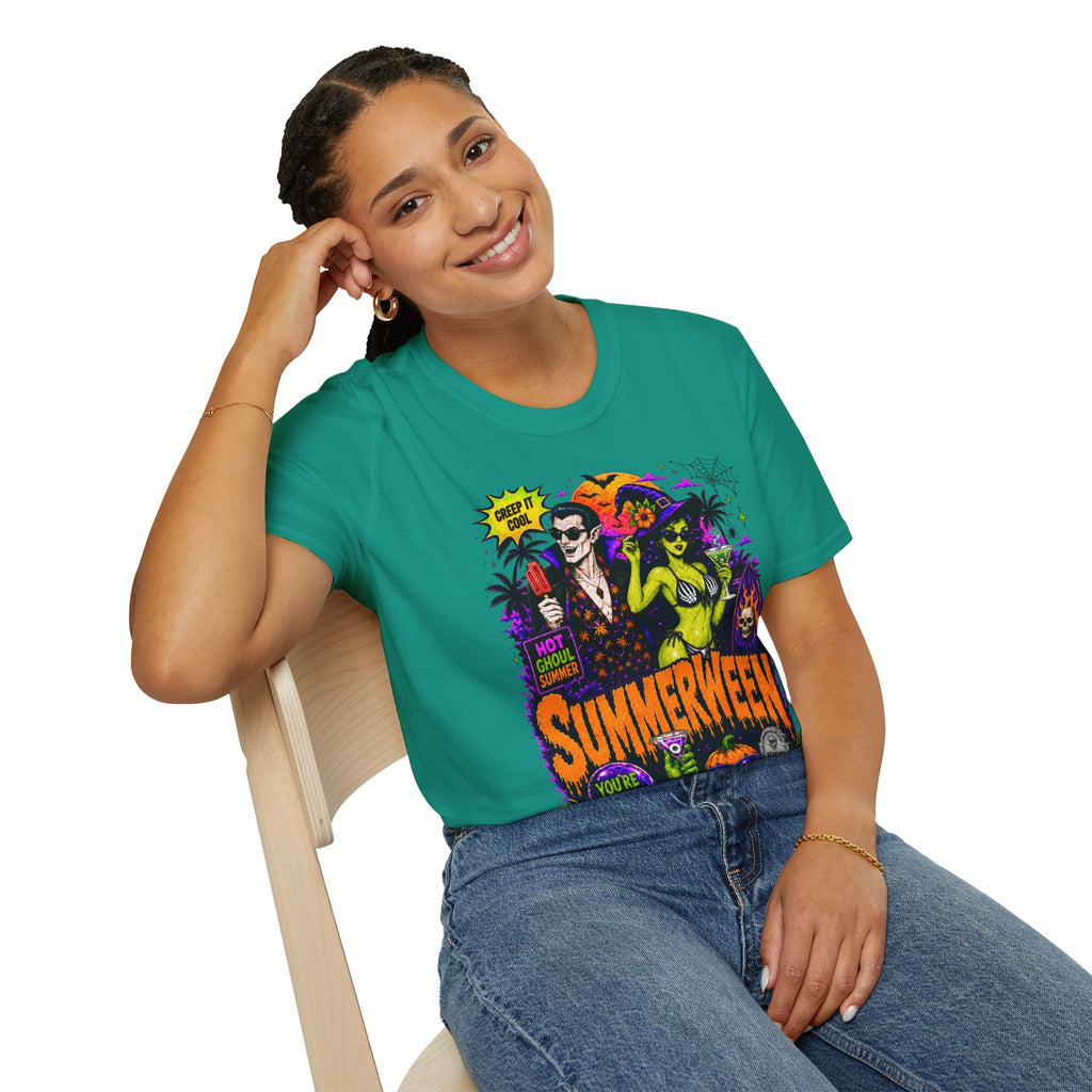 Hot Ghoul Summr Tee | Retro Summerween Shirt