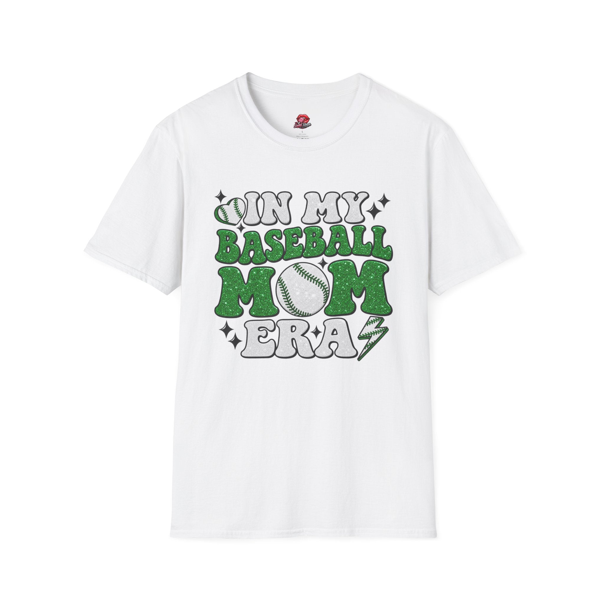 In My Baseball Mom Era Green Tee