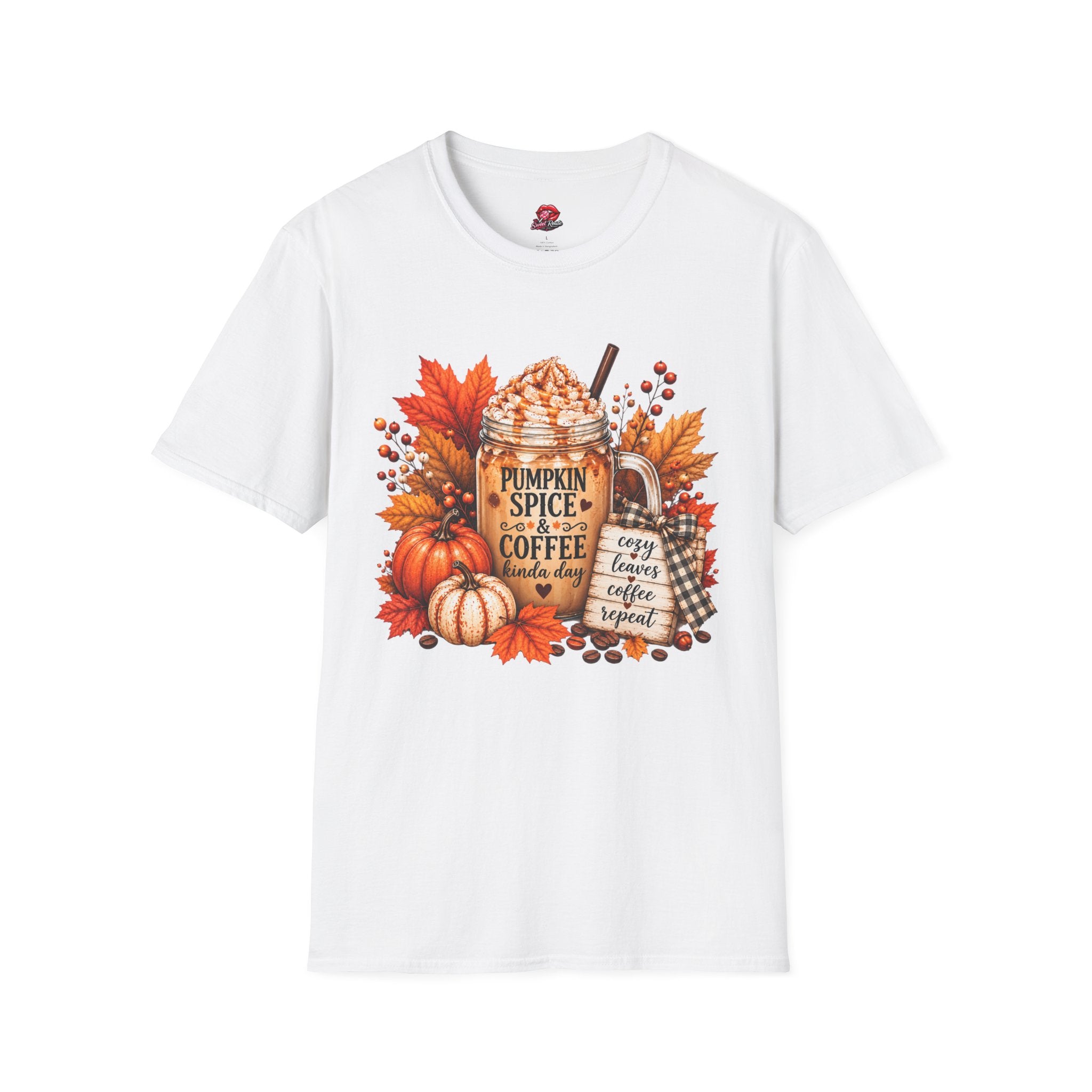 Autumn Leaves & Cozy Mug Tee