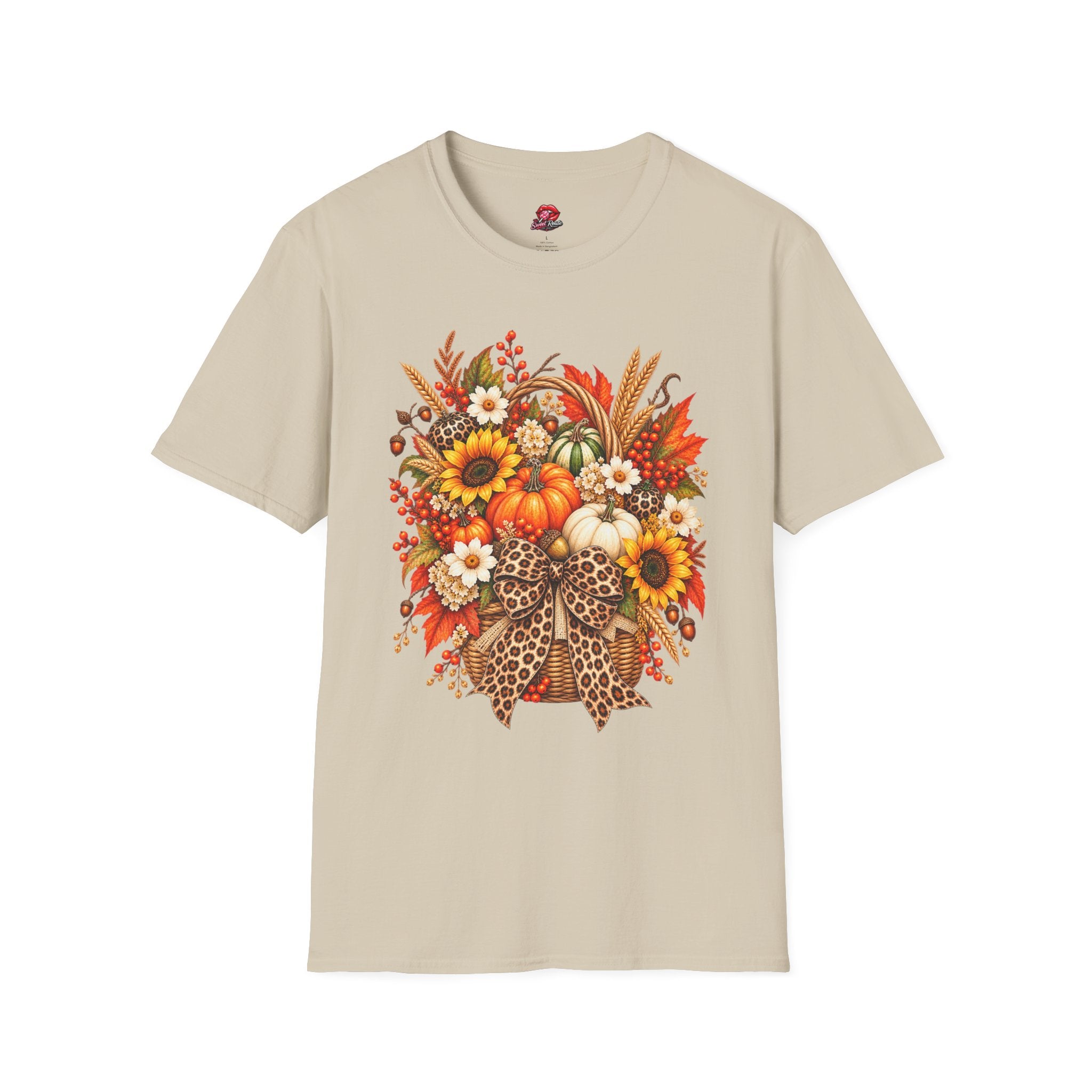 Pumpkins, Sunflowers & Fall Bouquet Tee