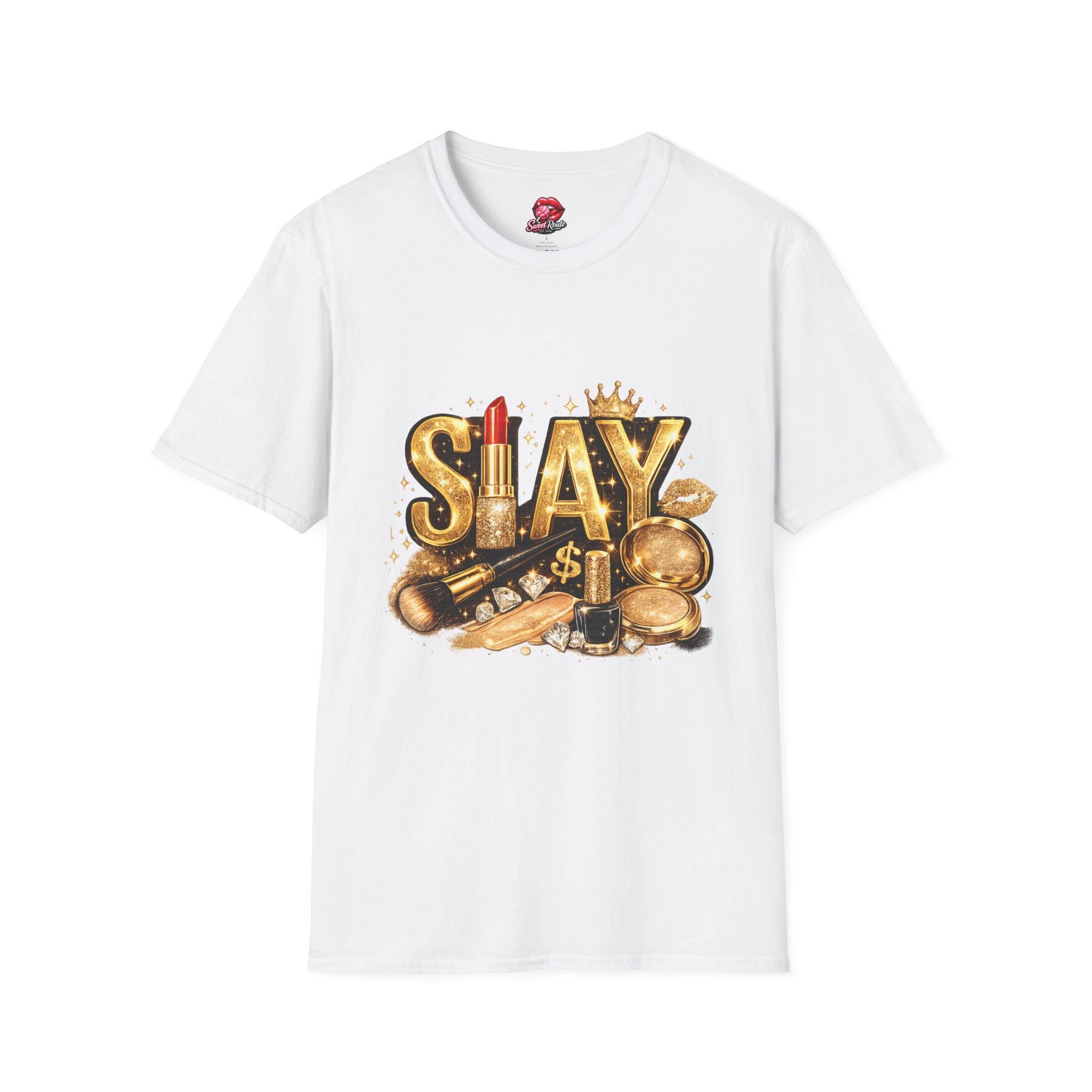 Slay Glam Makeup Graphic Tee