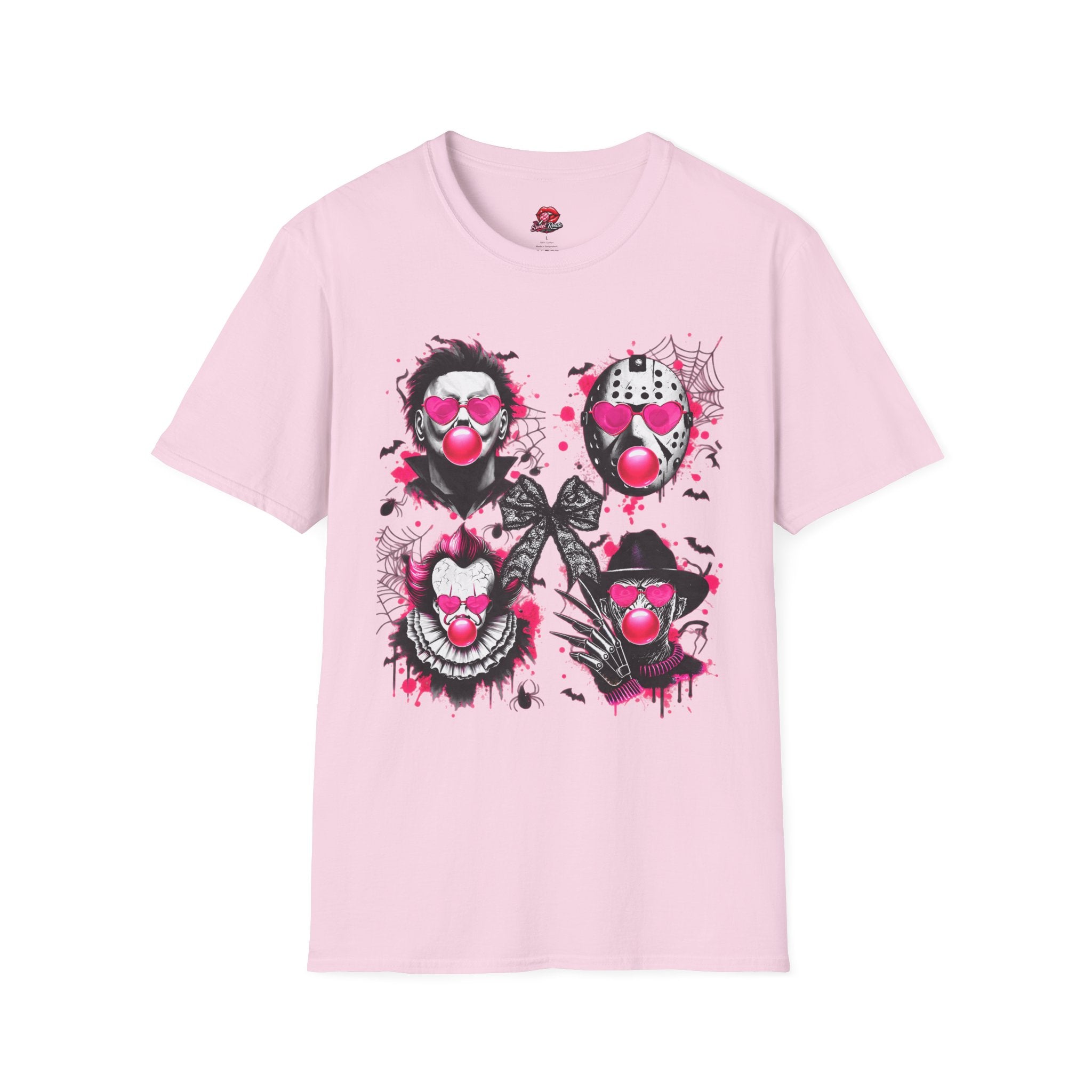 Horror Icons Bubblegum Faces T-Shirt