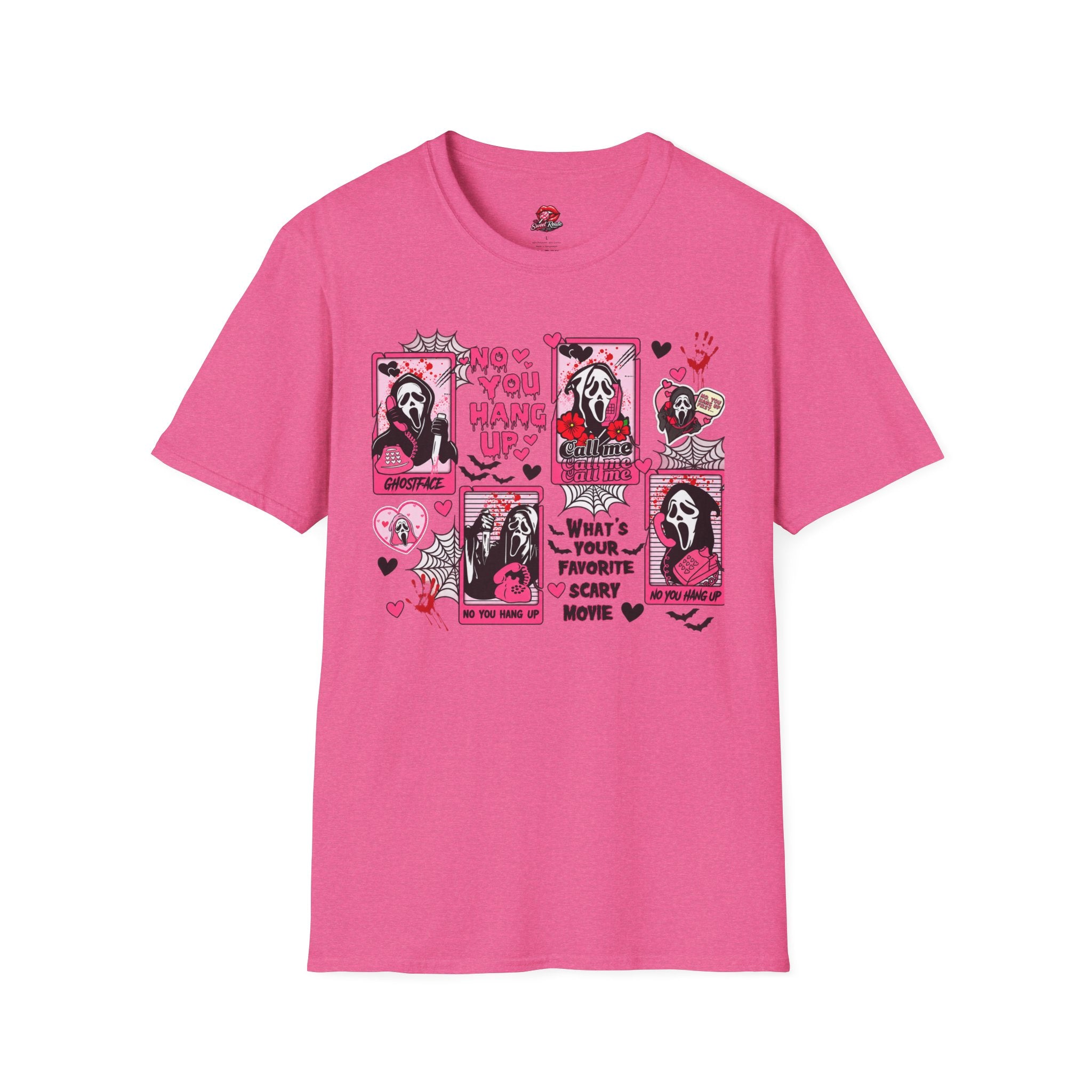 Ghost face graphic T‑Shirt